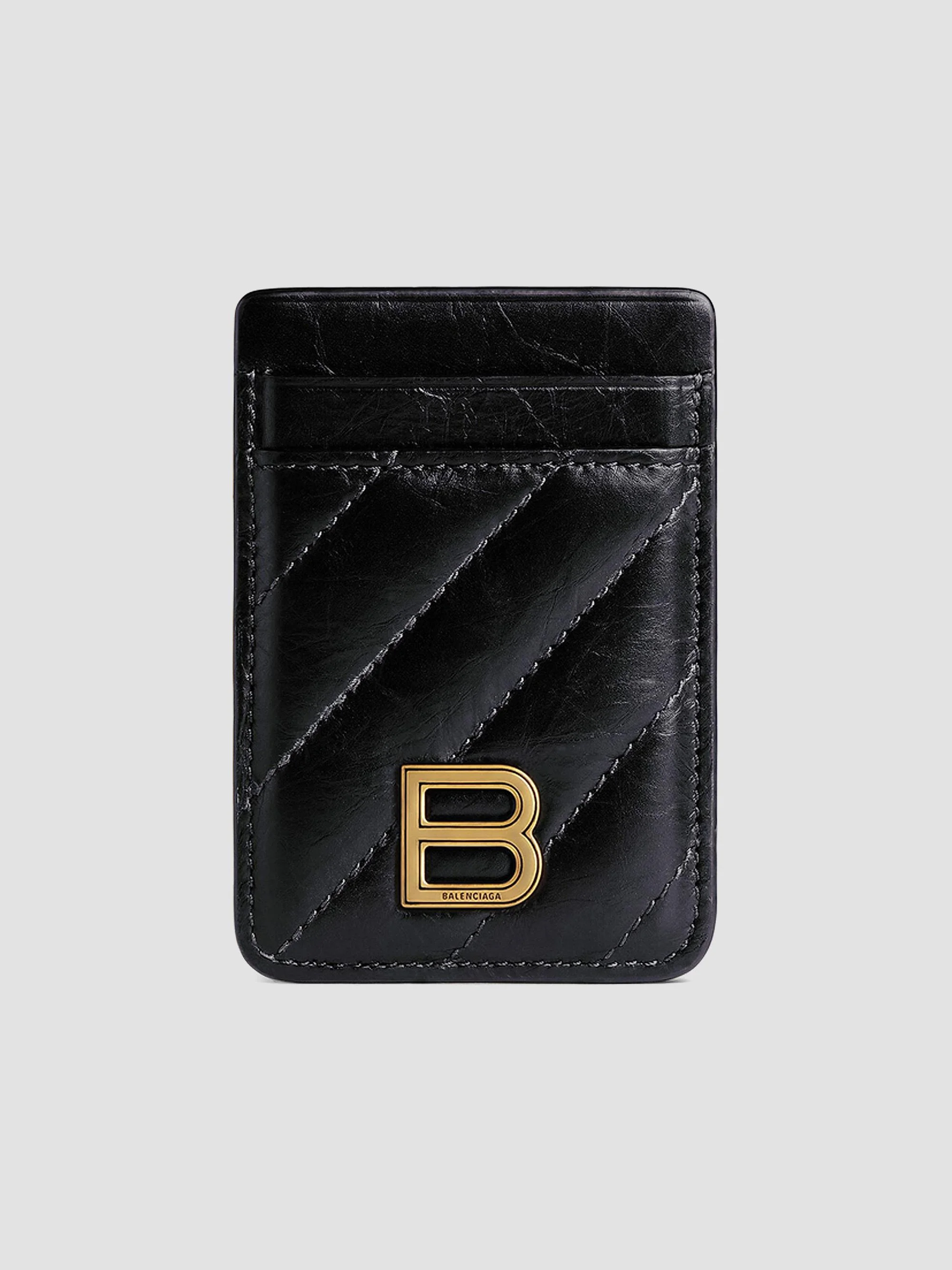 Women's Crush Magnet Card Holder - Black - 1