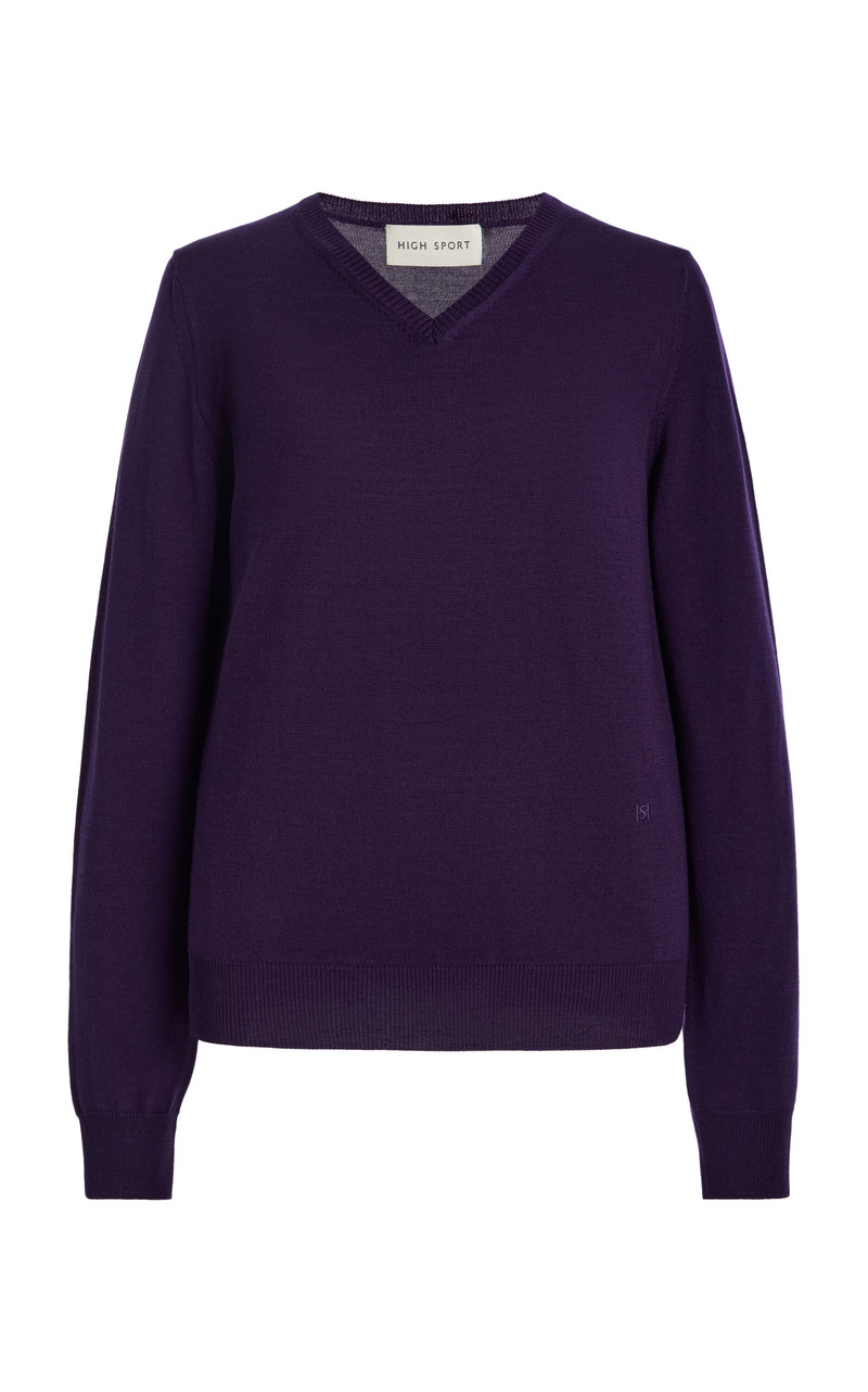 Billie Wool Sweater purple 1