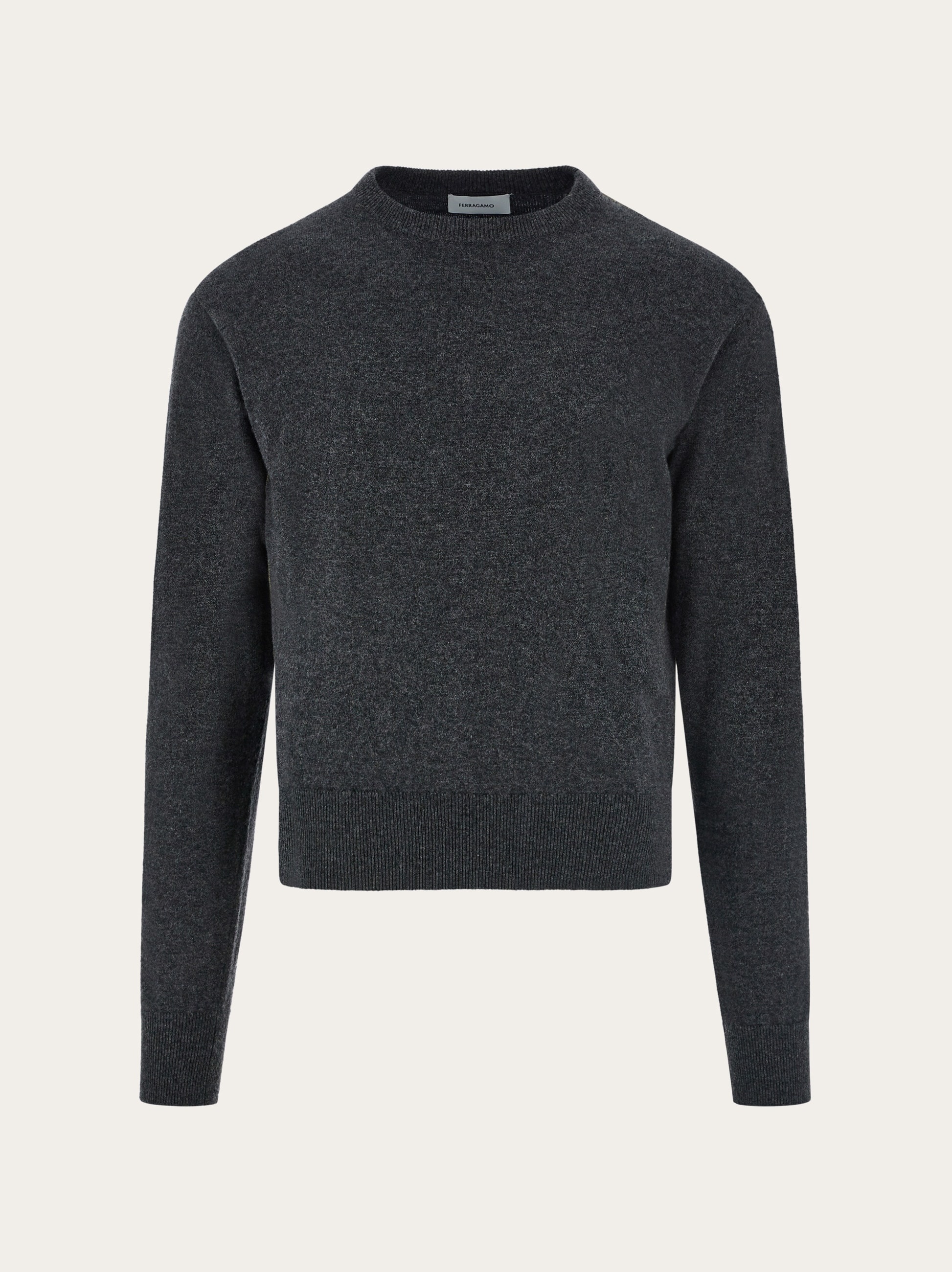 Cashmere crew neck sweater - 1