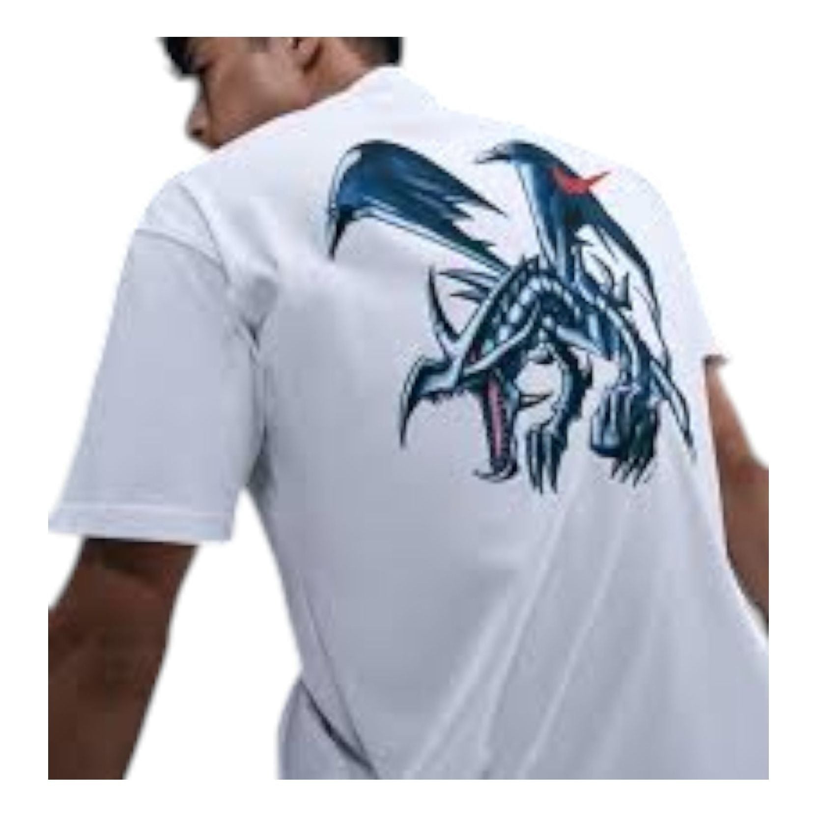 Nike x Yu-Gi-Oh! Solo Swoosh T-Shirt 'White' IO7985-100 - 2