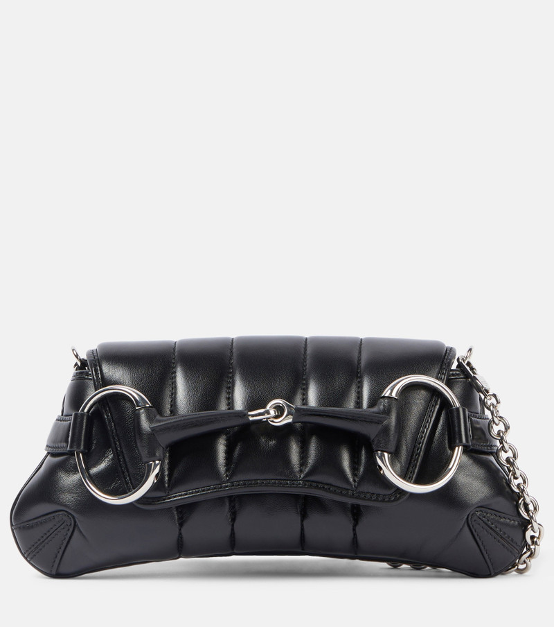 Horsebit Small Chain leather shoulder bag - 1