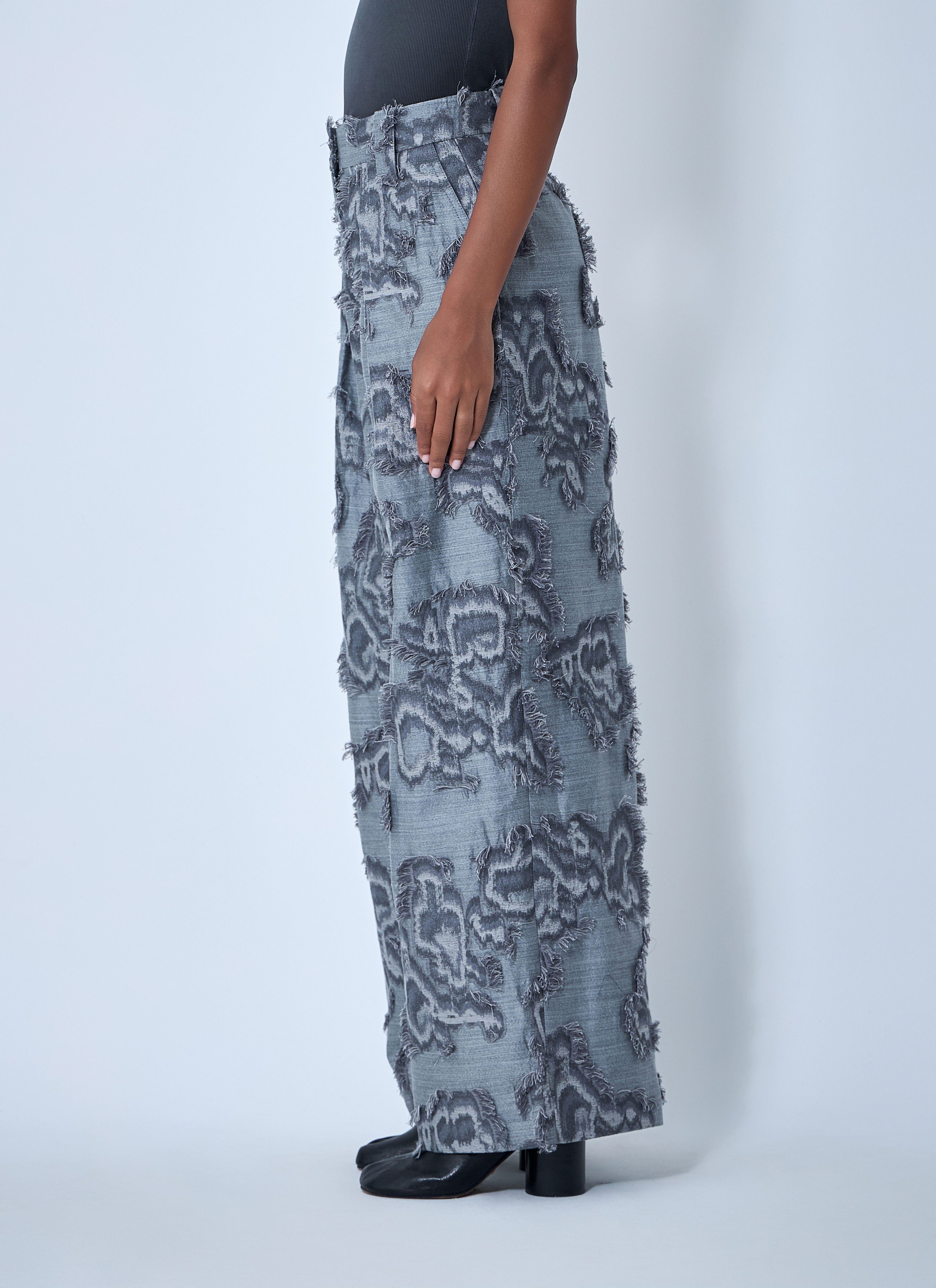 Fil Coupe Suiting Big Pleat Pants - 3