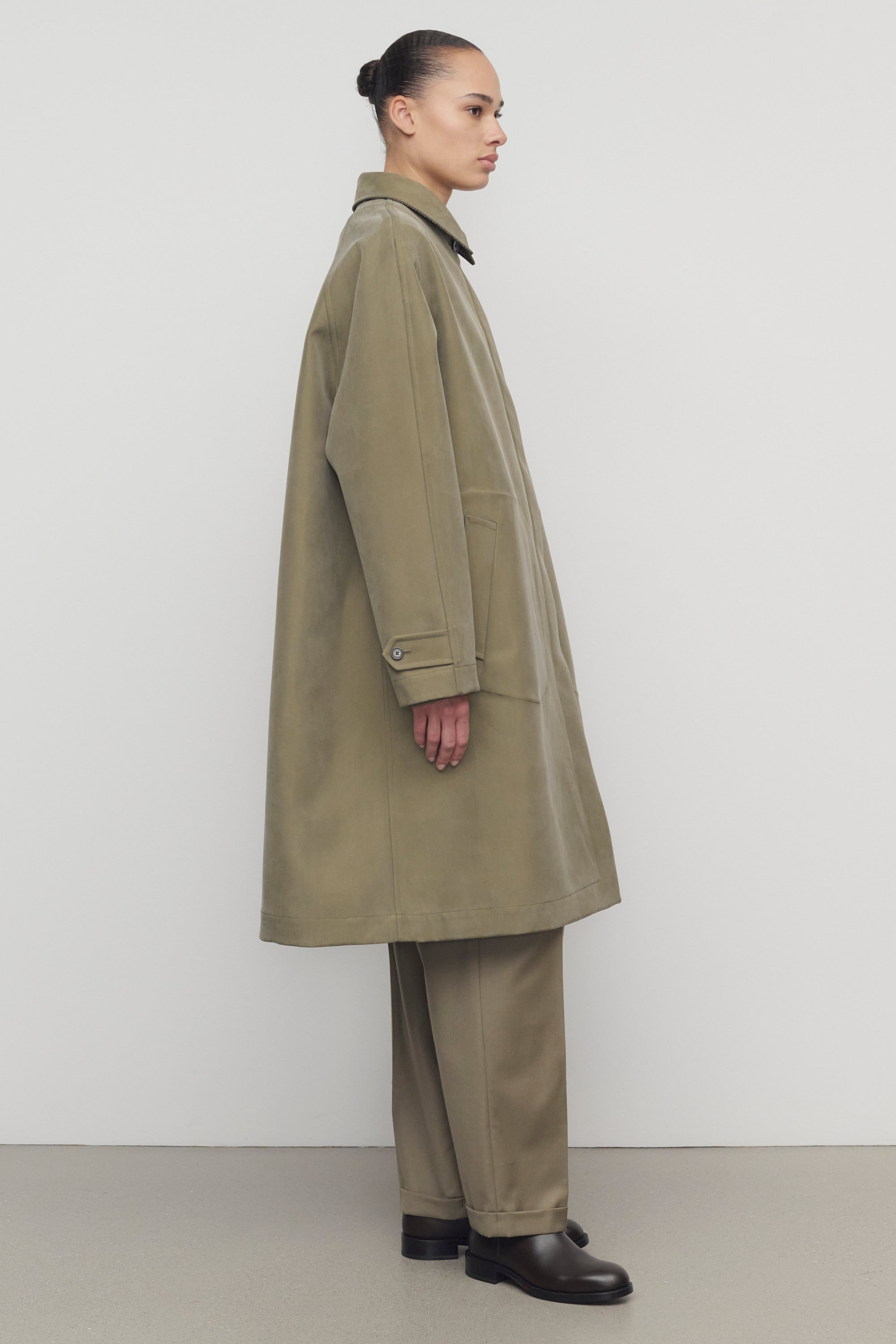 Palomar Coat in Virgin Wool and Silk - 7