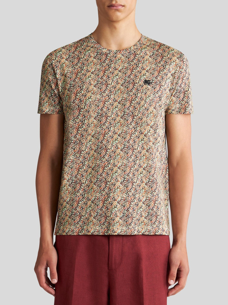 Etro PRINTED T-SHIRT WITH LOGO outlook