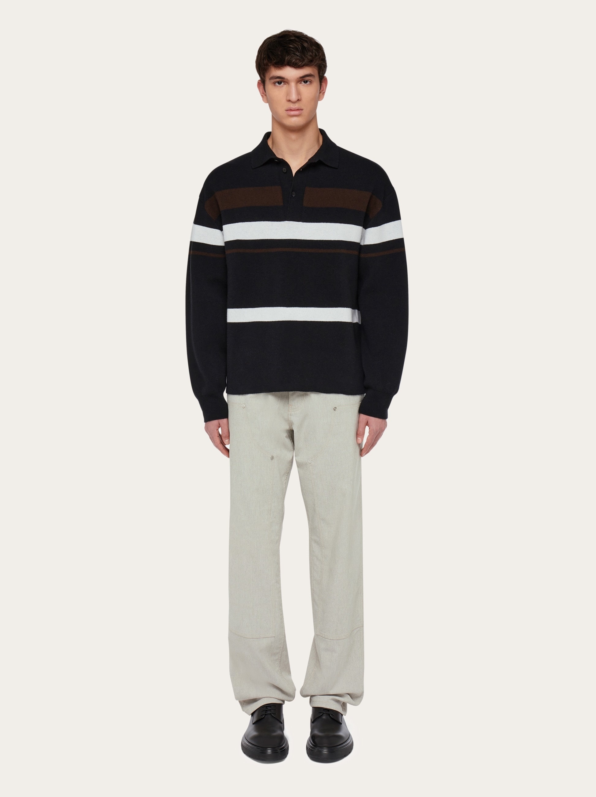Long sleeved polo shirt - 7