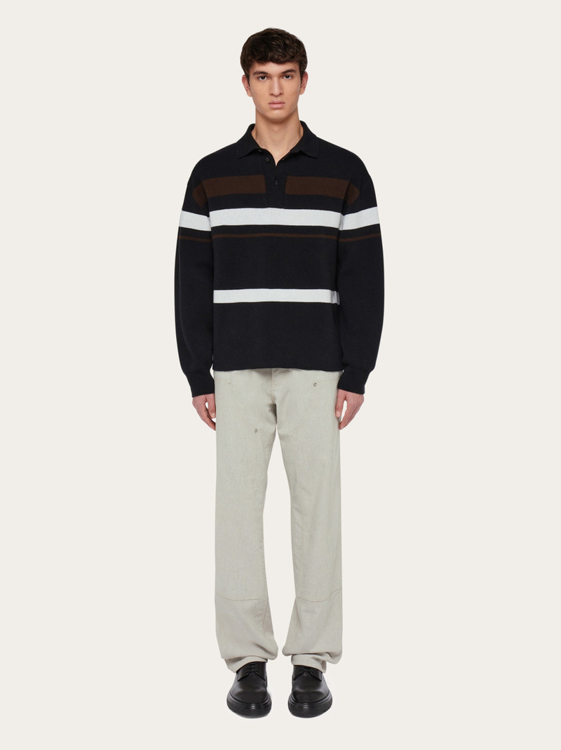 Long sleeved polo shirt 7