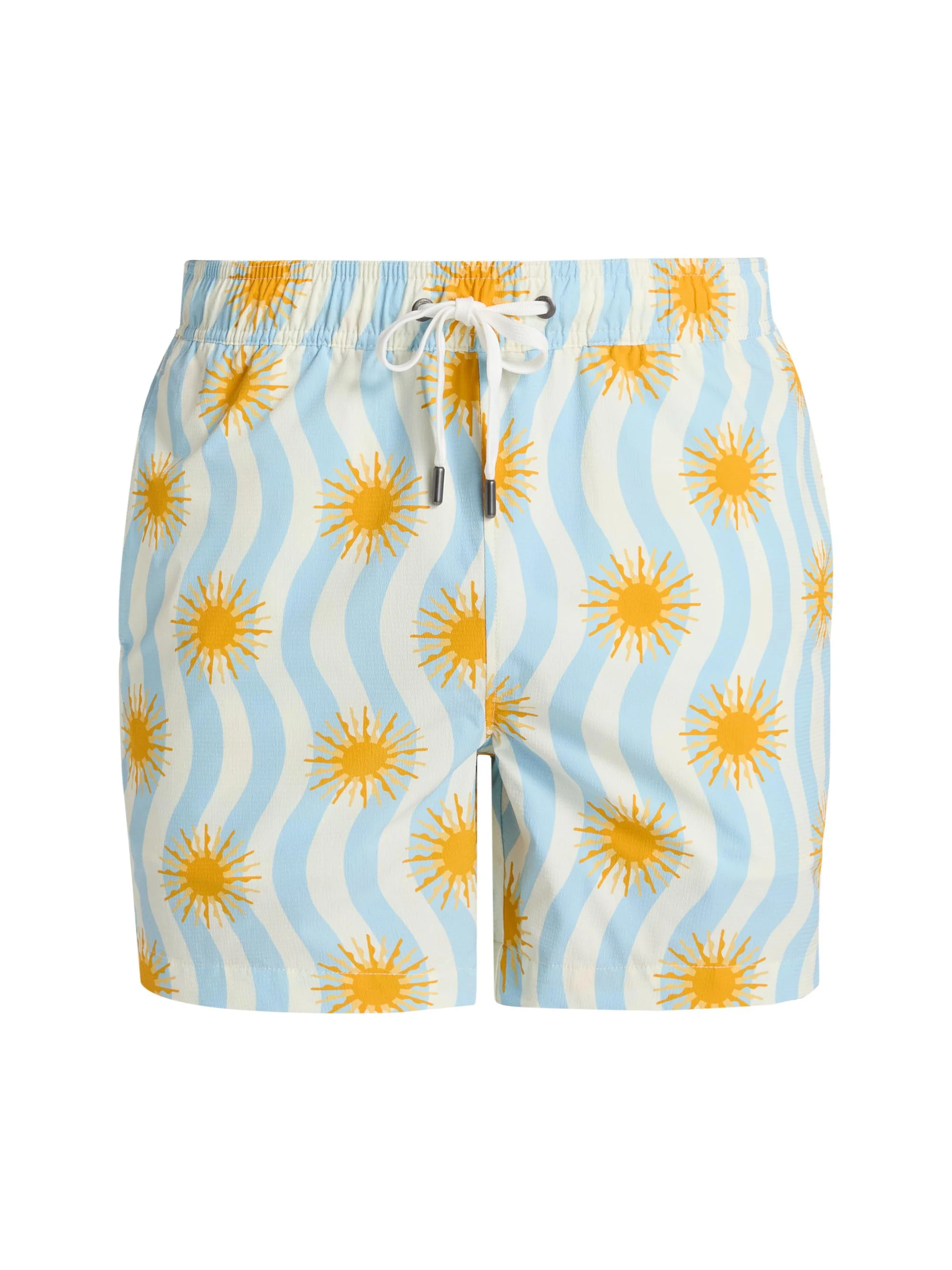 Men's Charles Swim Trunk - Light Blue Multi - 1