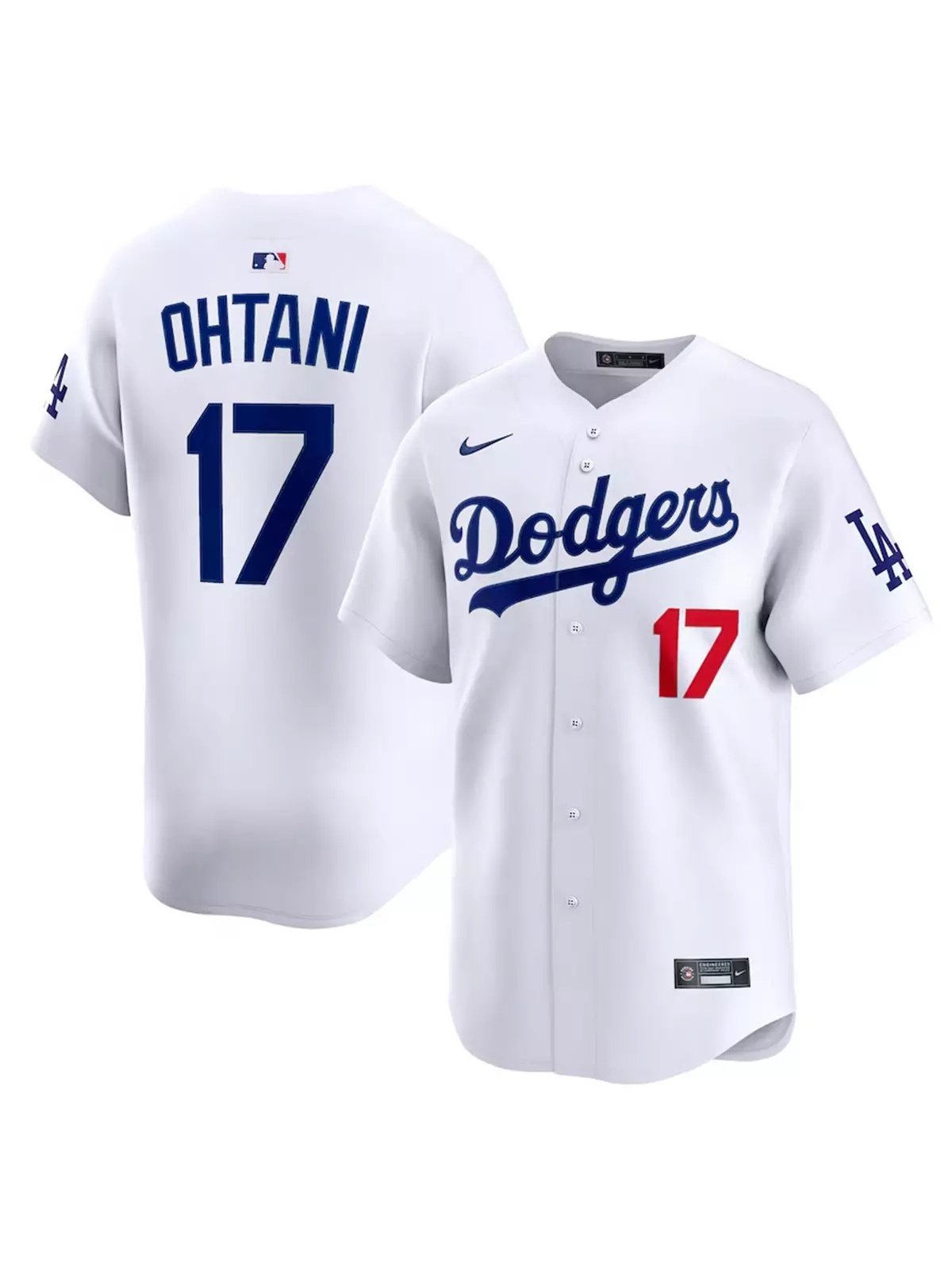 Los Angeles Dodgers 2025 Shohei Ohtani Limited Home Jersey-White - 3