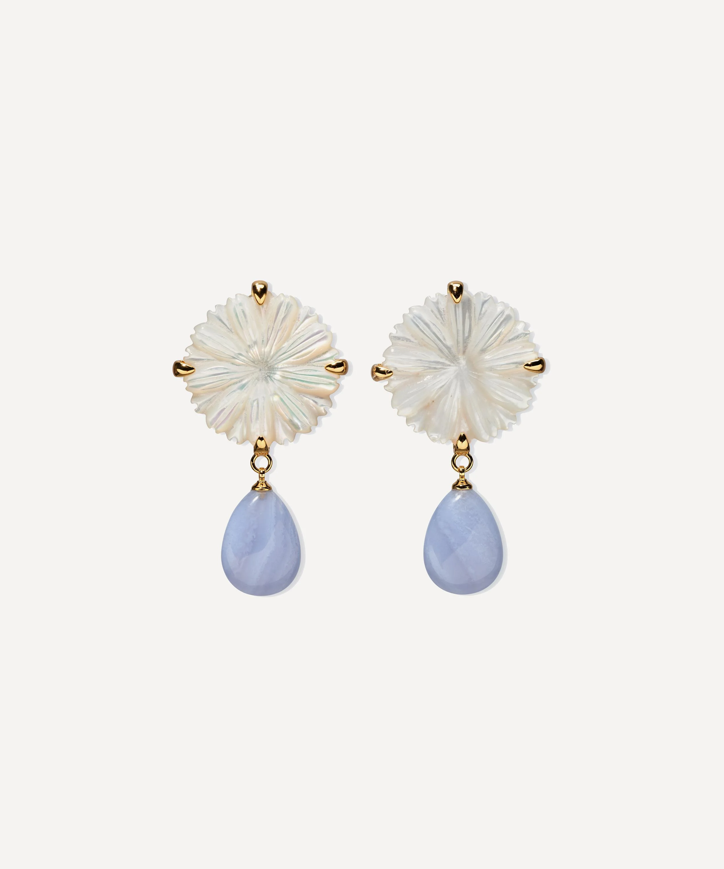 Gold-Plated Umi Drop Earrings - 1