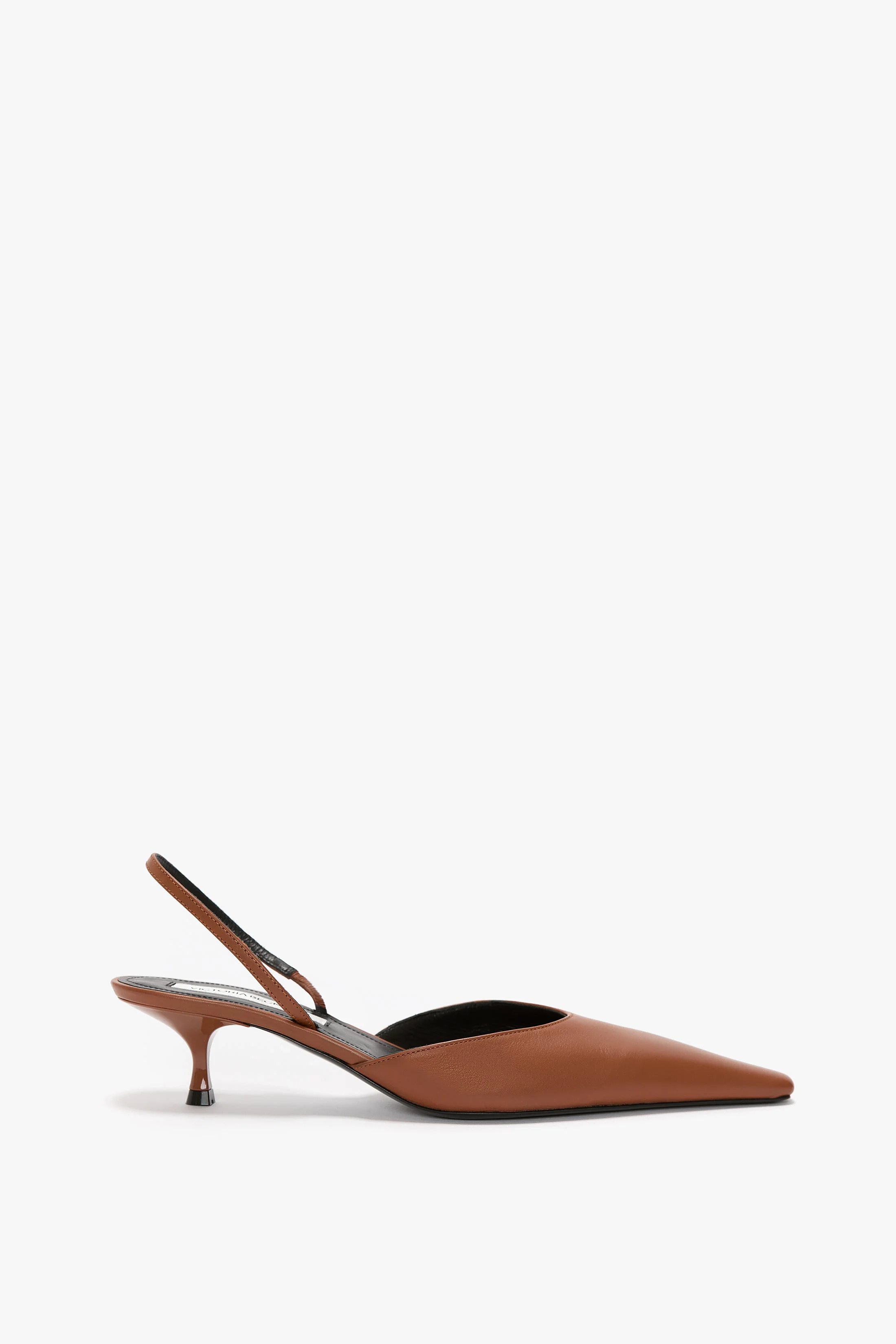 Sloan Halter Back 45 In Dark Tan Leather - 1