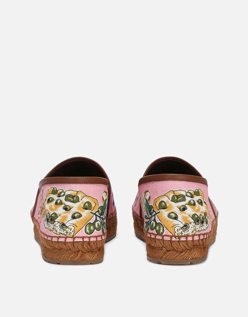 Dolce & Gabbana Printed canvas espadrilles outlook