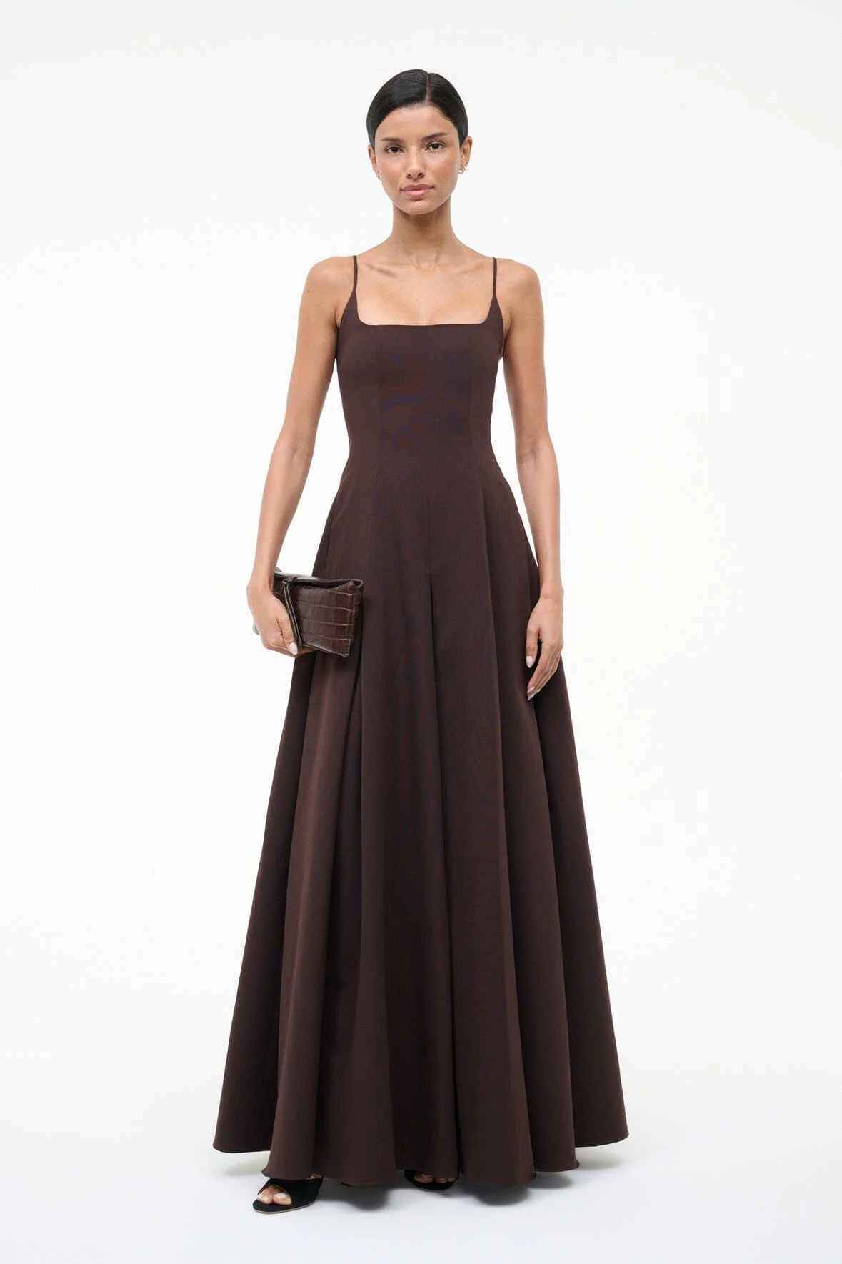 STAUD JOY MAXI DRESS EARTH - 1