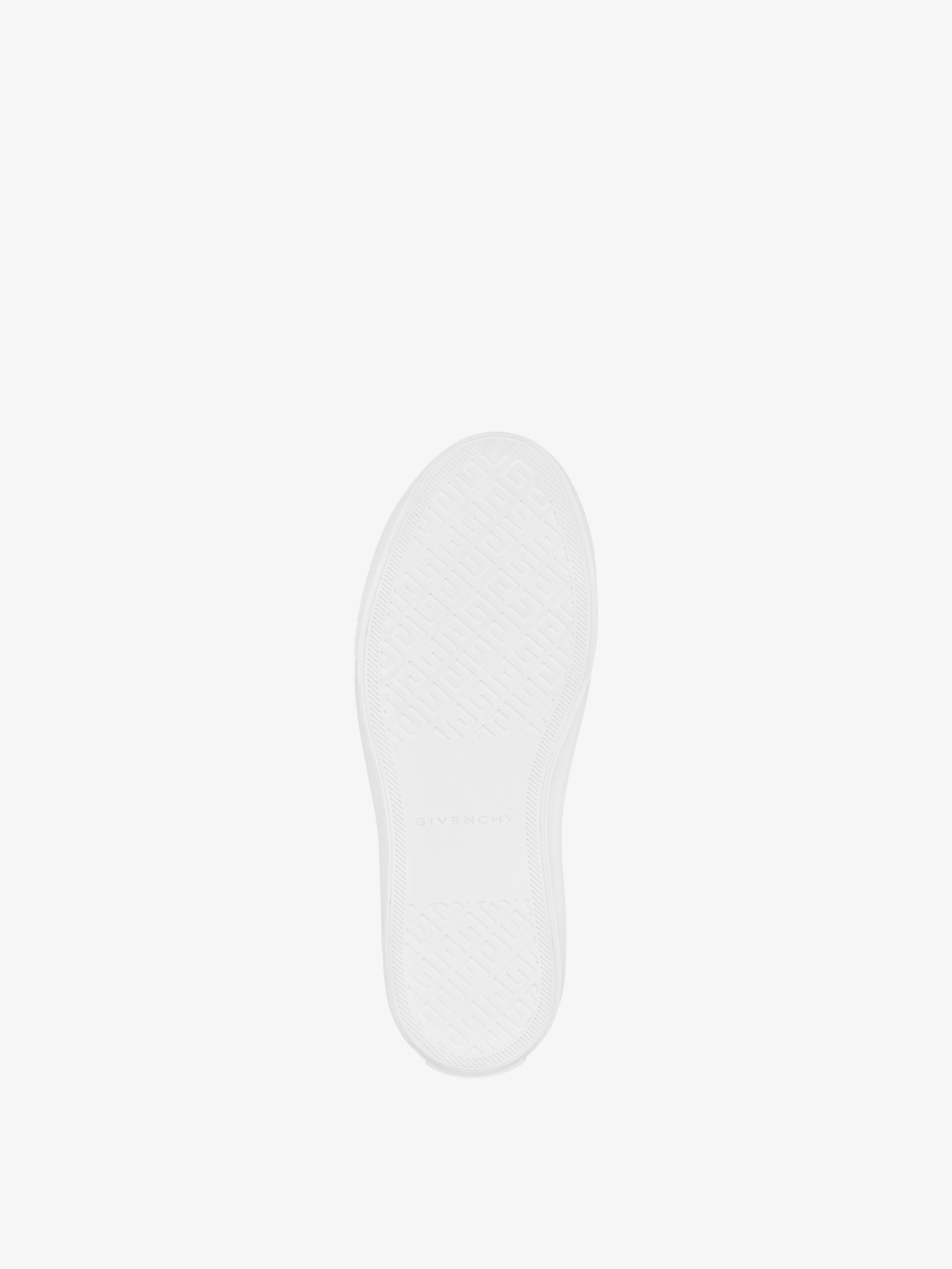 CITY SPORT SNEAKERS IN LEATHER WITH GIVENCHY STRAP - 5