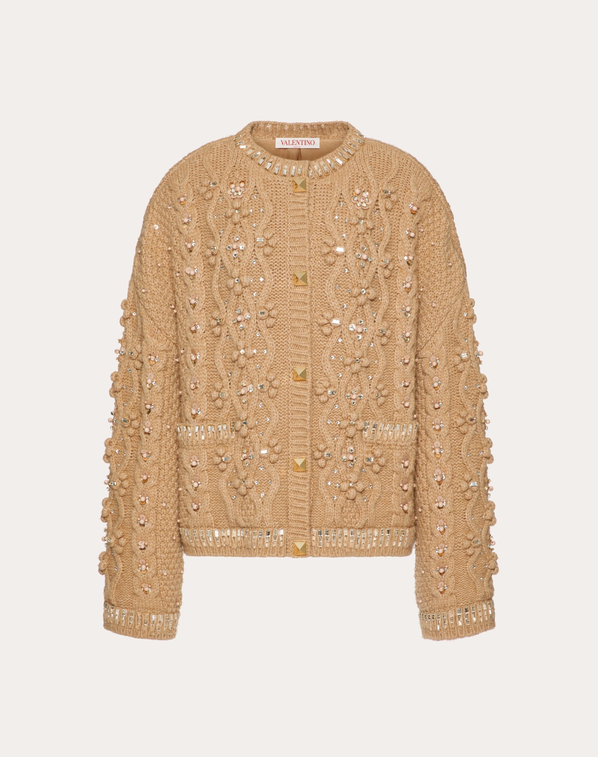 EMBROIDERED KNIT JACKET - 1