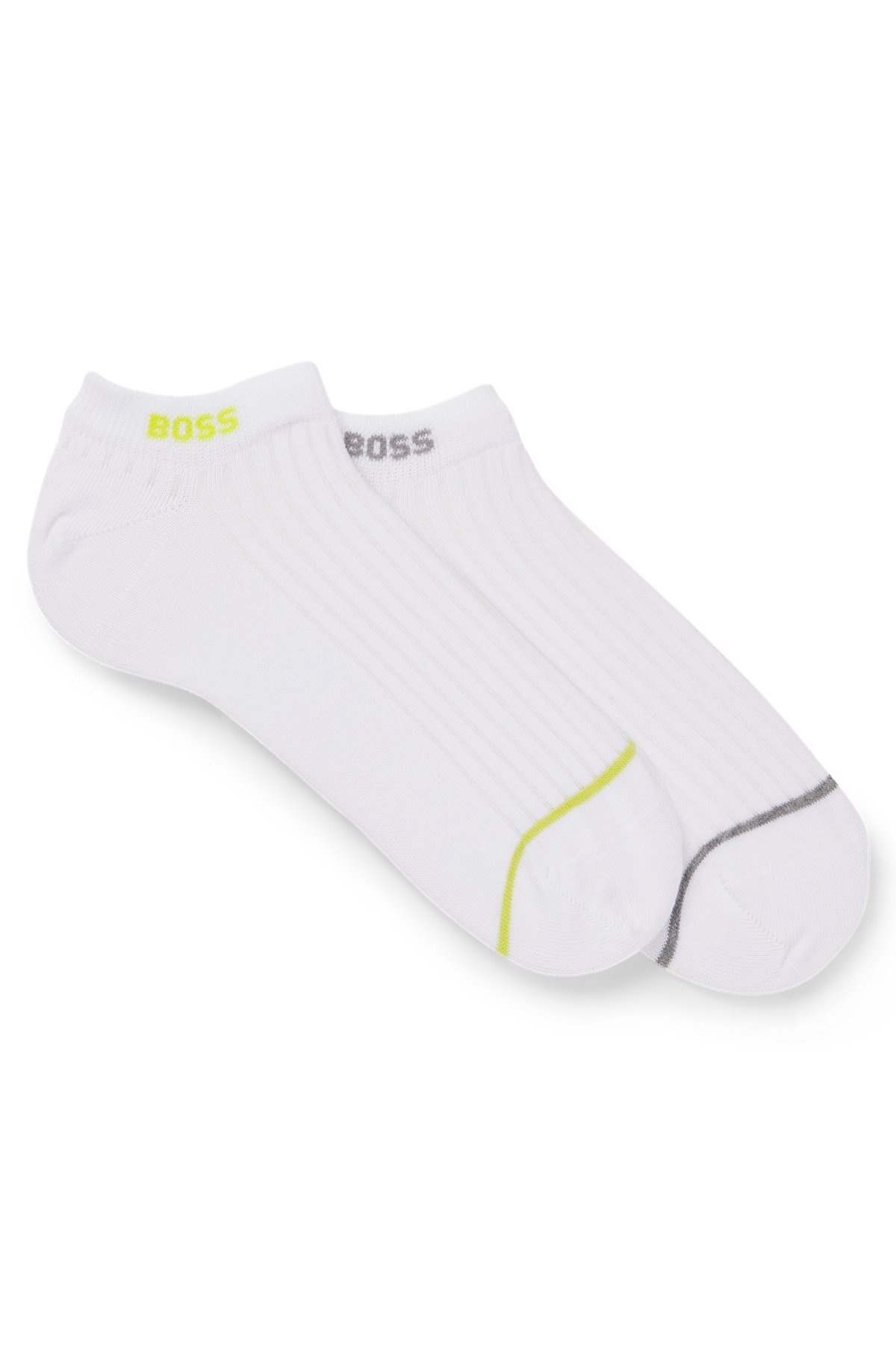 TWO-PACK OF ANKLE SOCKS IN A COTTON BLEND - 1