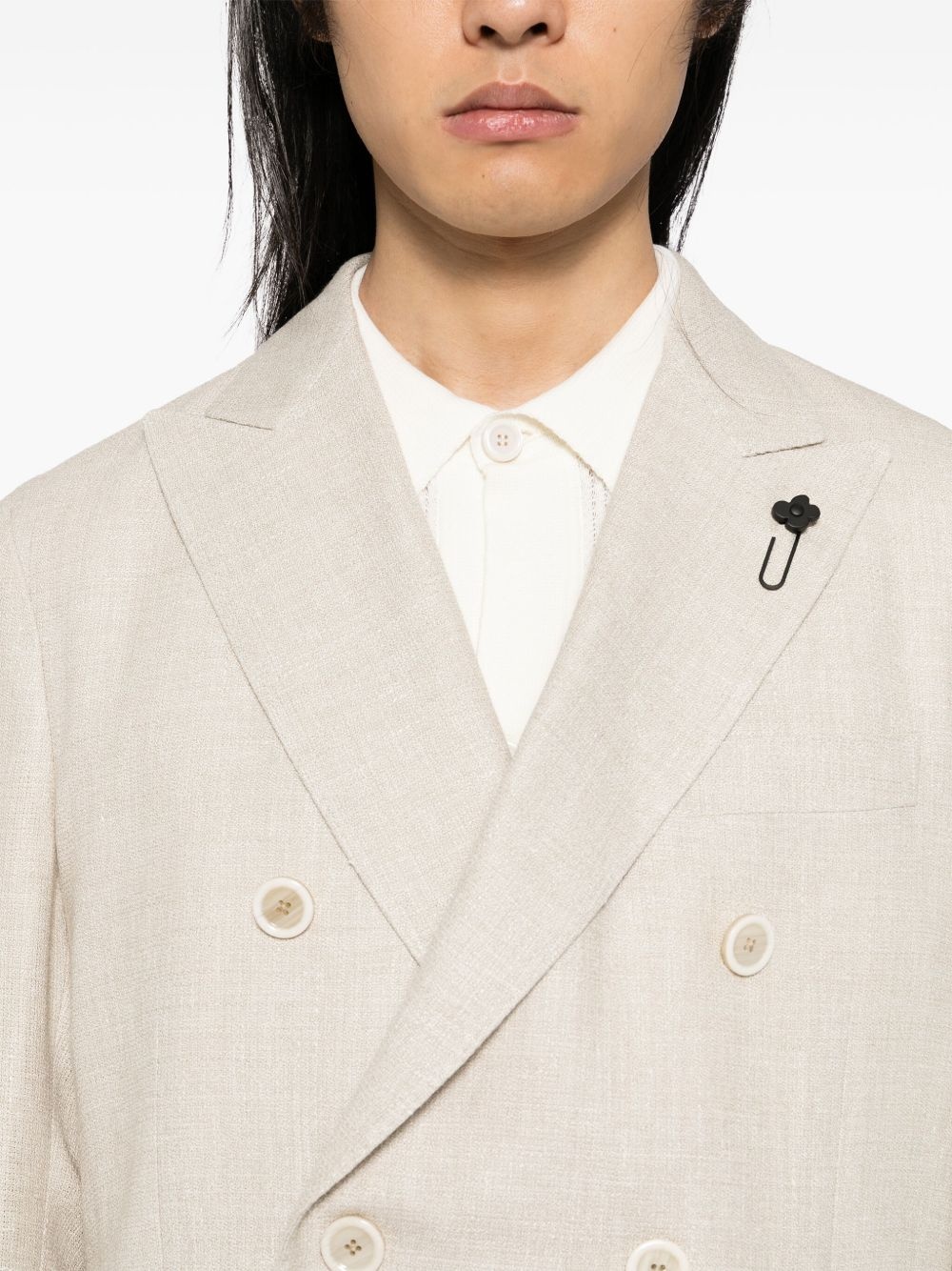 double-breasted blazer - 5