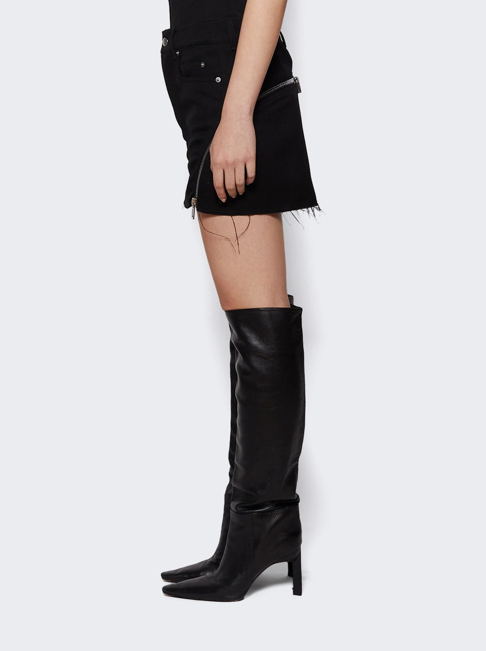 Bolan Banana Mini Skirt Black - 3