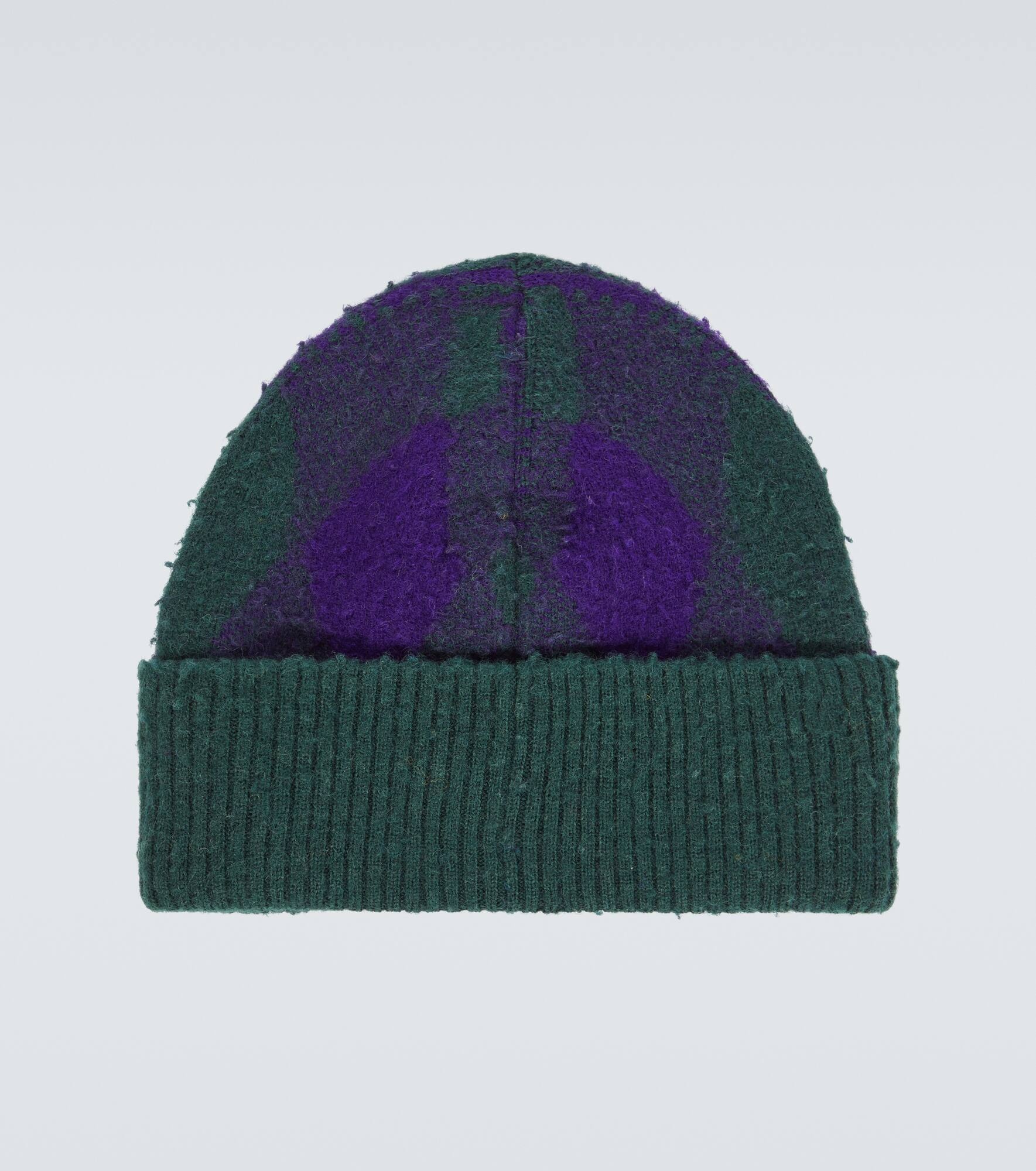 Argyle wool beanie - 4