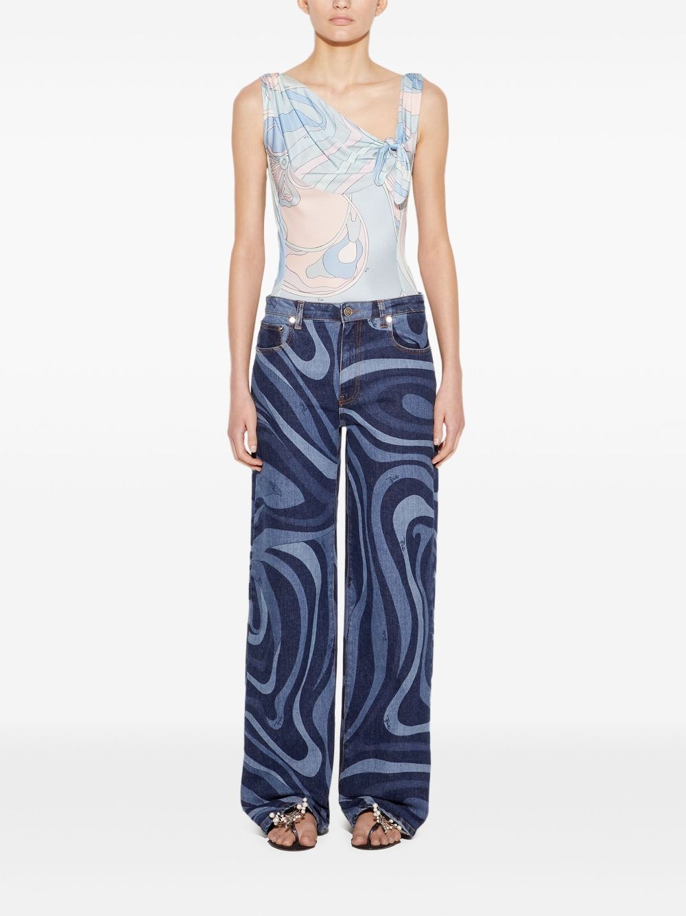 orchidee-print top - 2