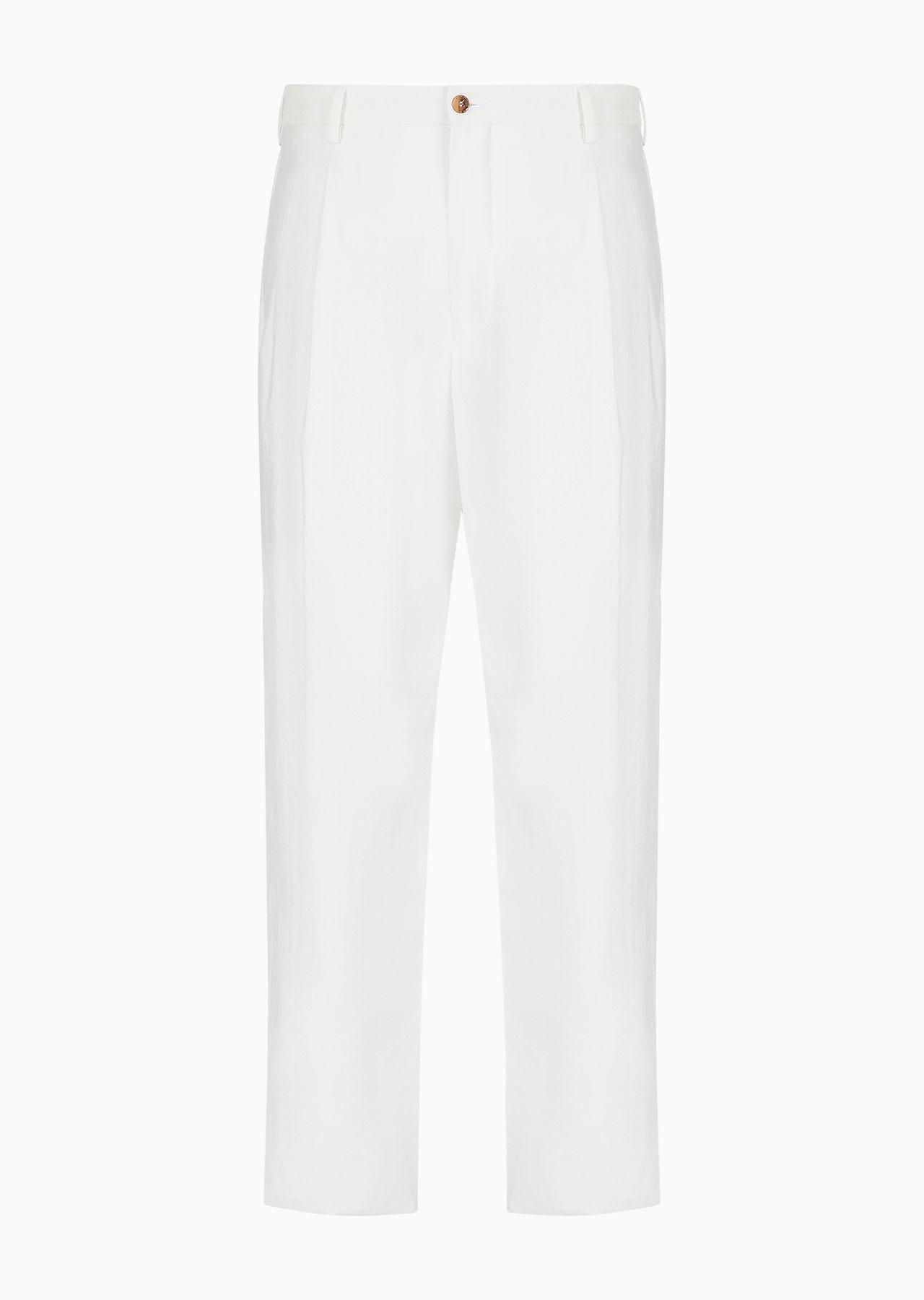 Two-dart trousers in silk-blend twill - 1