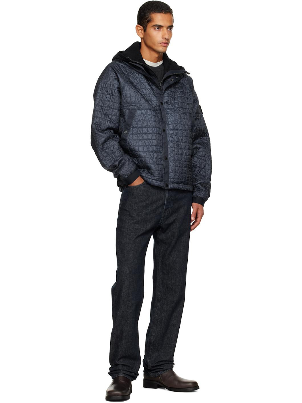 Navy 4100023 Crinkle Reps NY Quilted-TC Jacket - 5