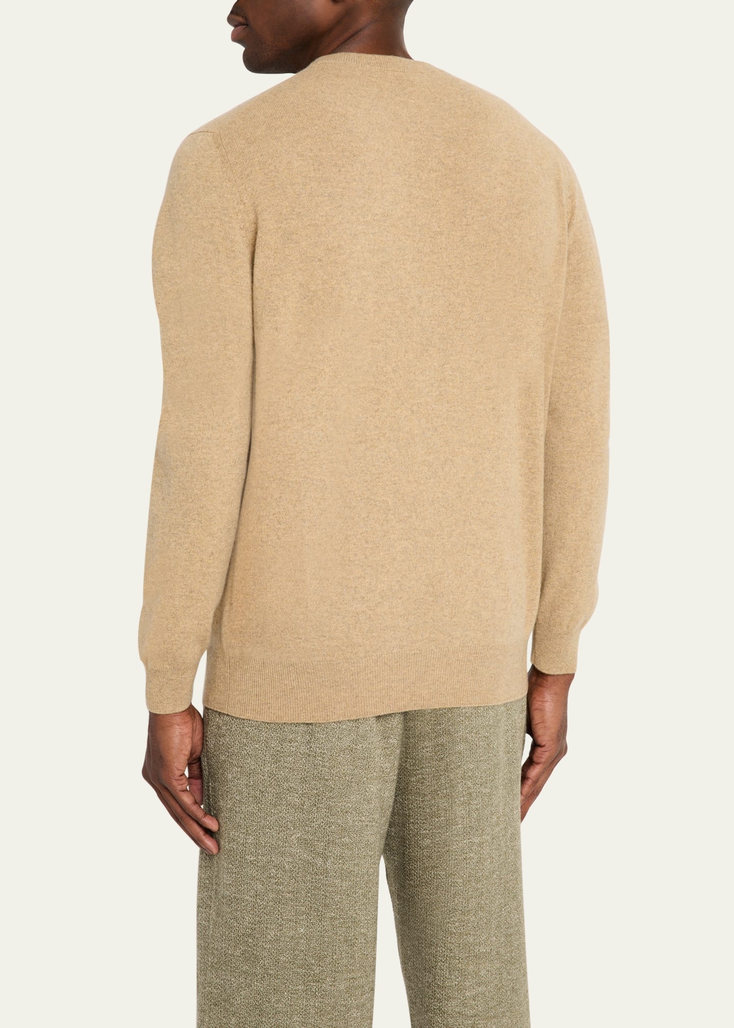 Men's Baby Cashmere Crewneck Sweater - 3