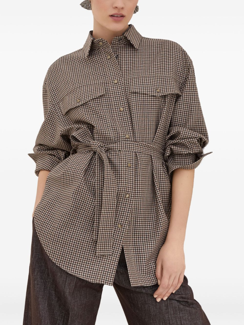 checked shirt - 5
