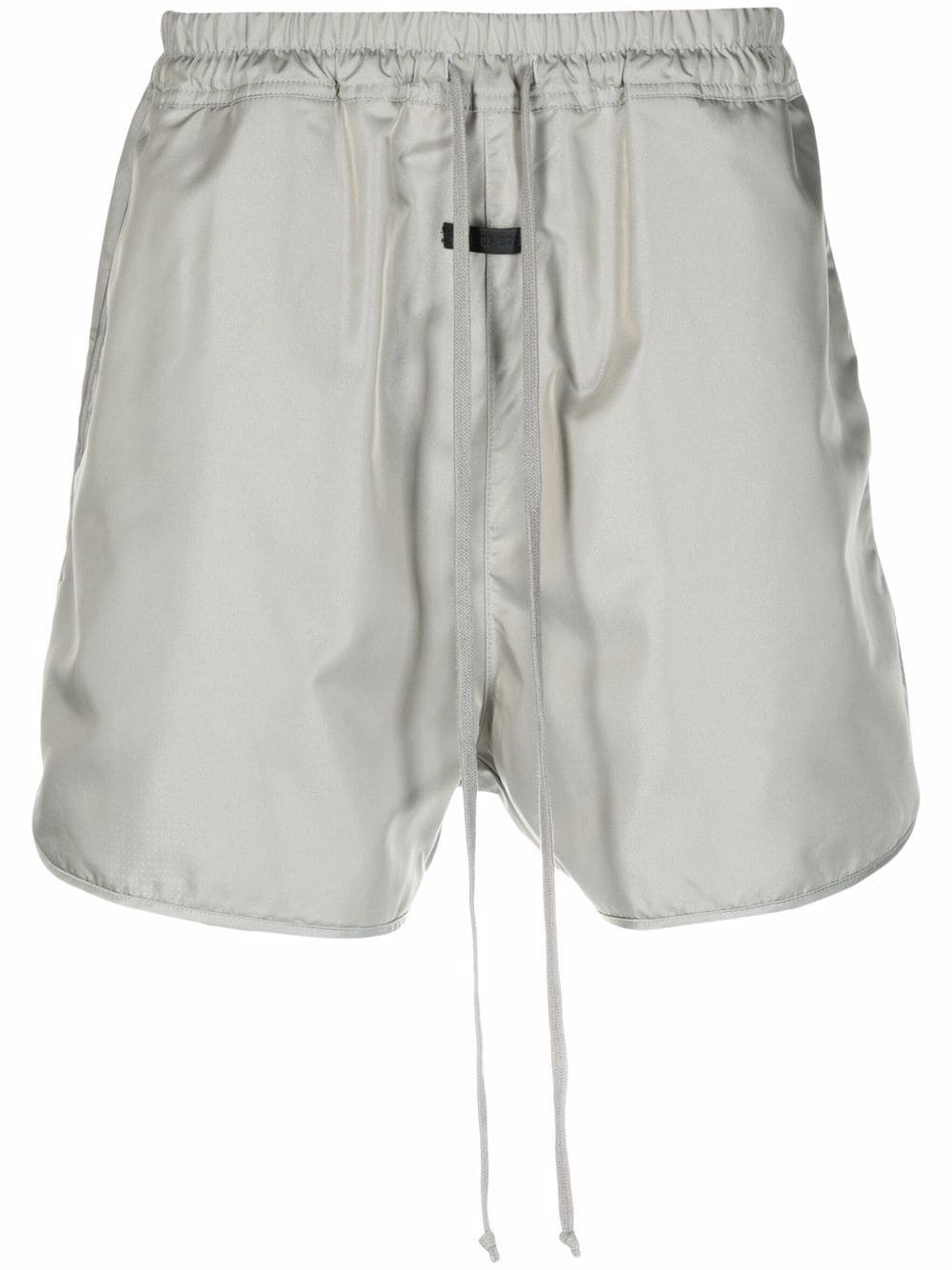 drawstring shell-weave track shorts - 1