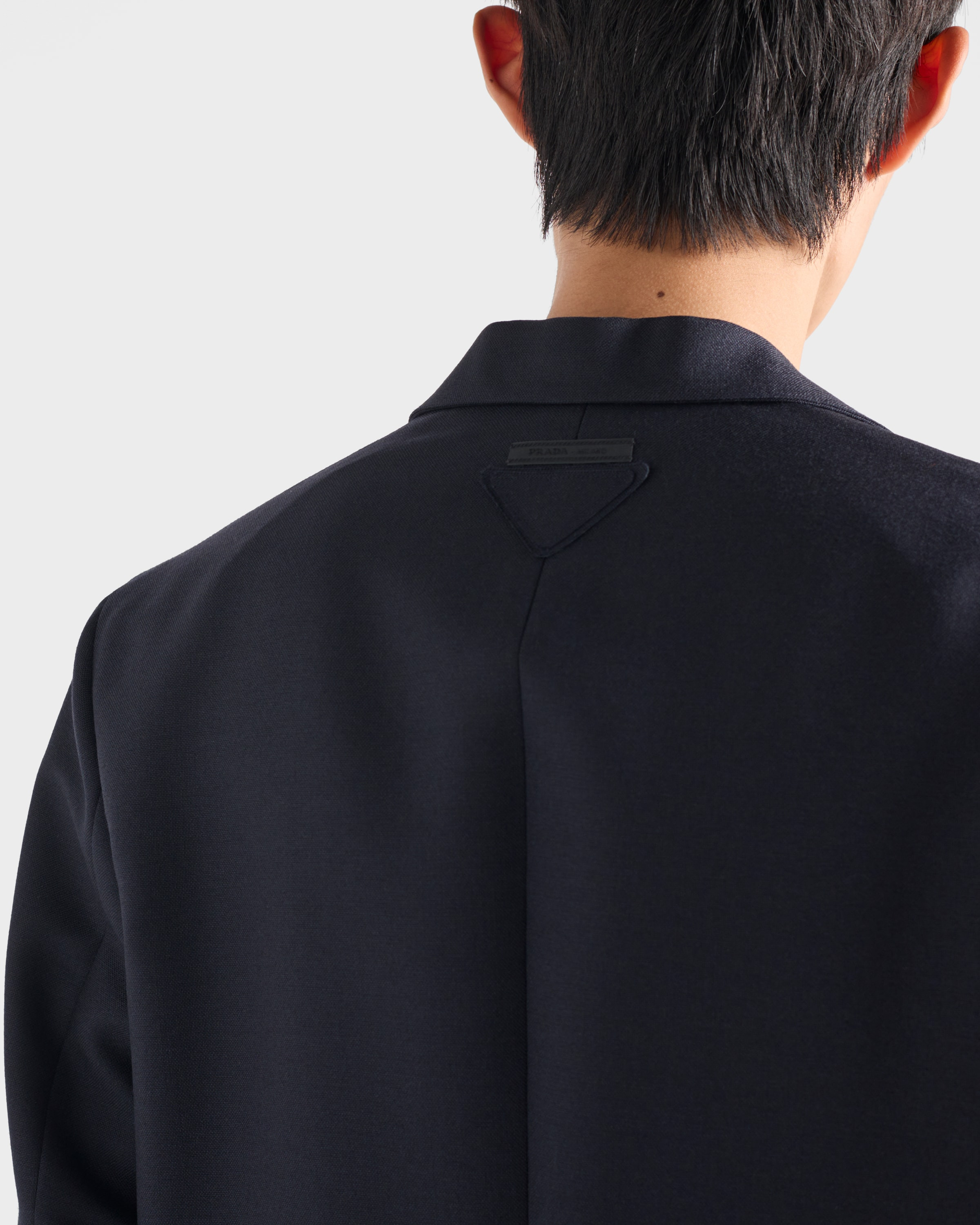 Single-breasted wool and mohair jacket - 6