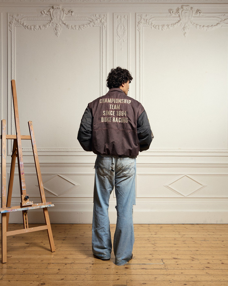 DR4 Trackside Vintage Mauve Bomber Jacket 8