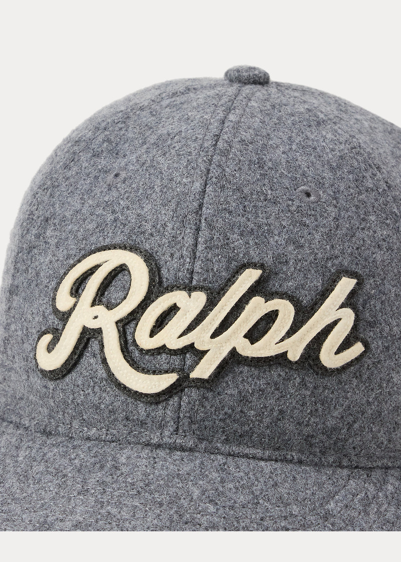 The Ralph Logo Wool-Blend Ball Cap 4