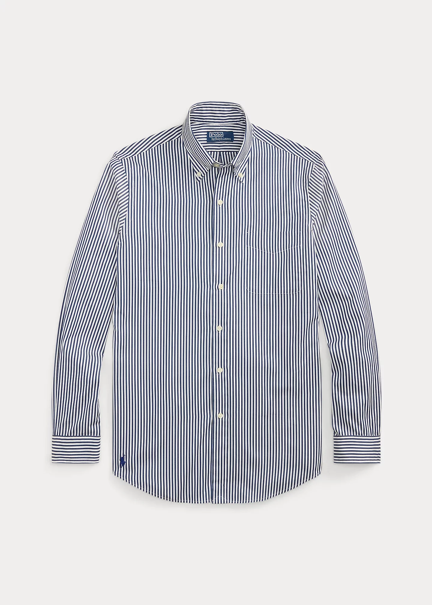 Classic Fit Striped Poplin Shirt - 1