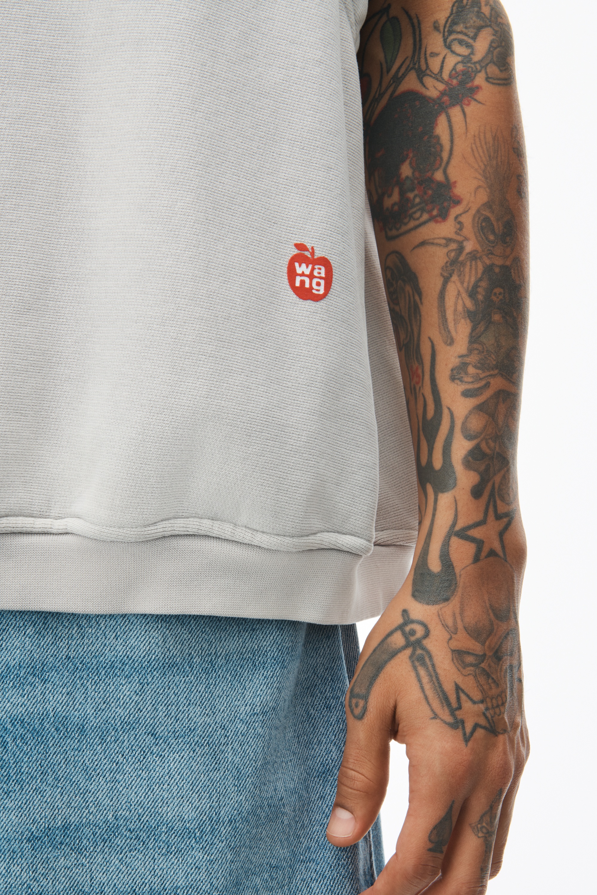 Sleeveless Crew Neck Vest In Terry - 5