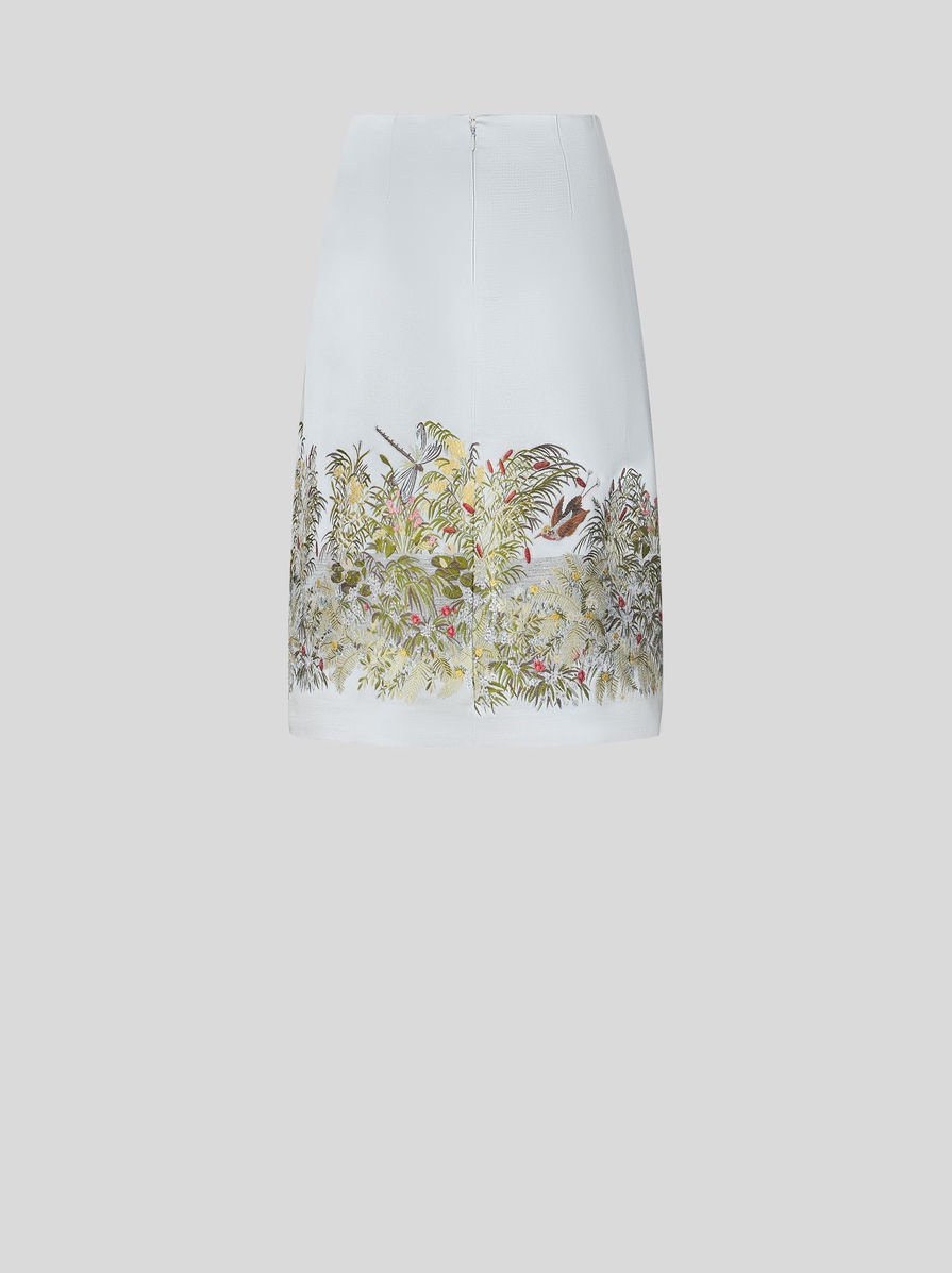 MINI JACQUARD SKIRT WITH LANDSCAPE - 2