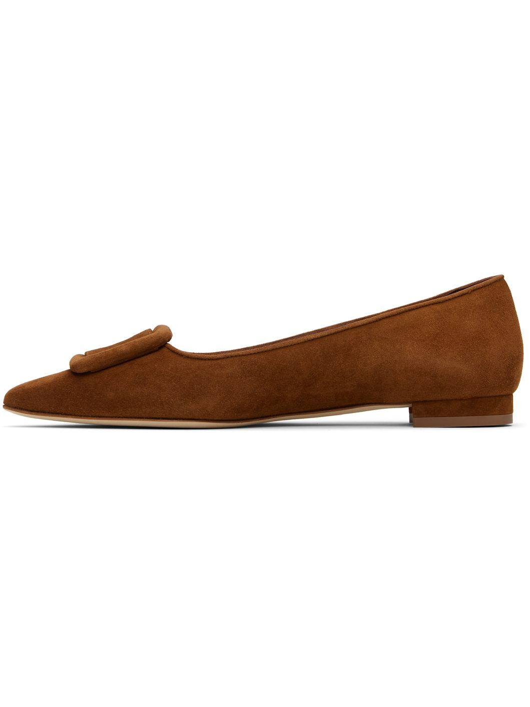 Tan Maysale Pump Ballerina Flats - 3