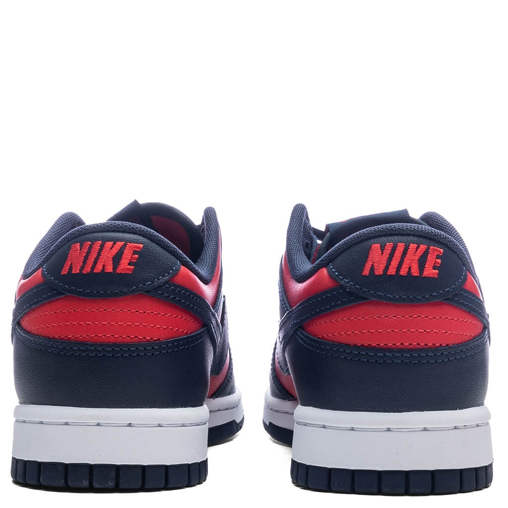 DUNK LOW RETRO - UNIVERSITY RED/OBSIDIAN/WHITE - 4