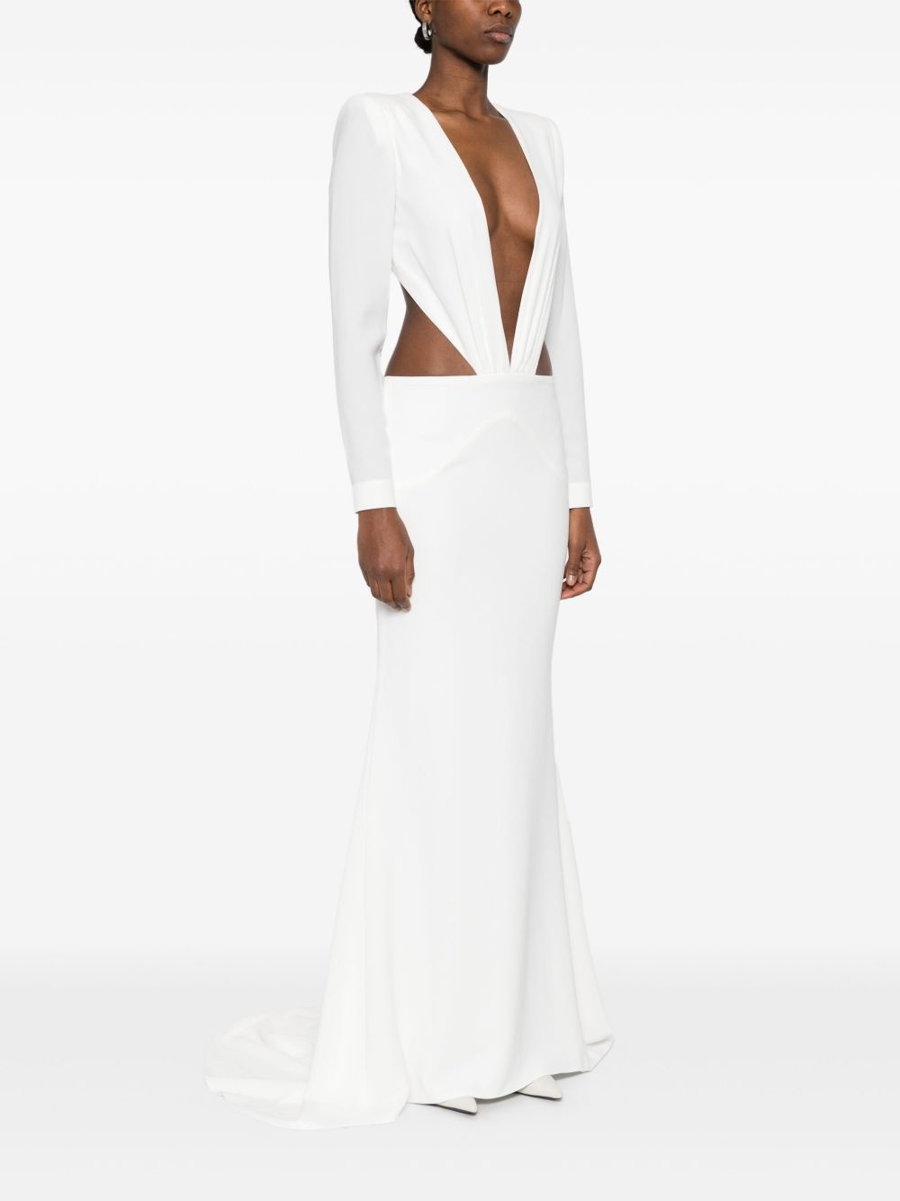 cut-out maxi dress - 3