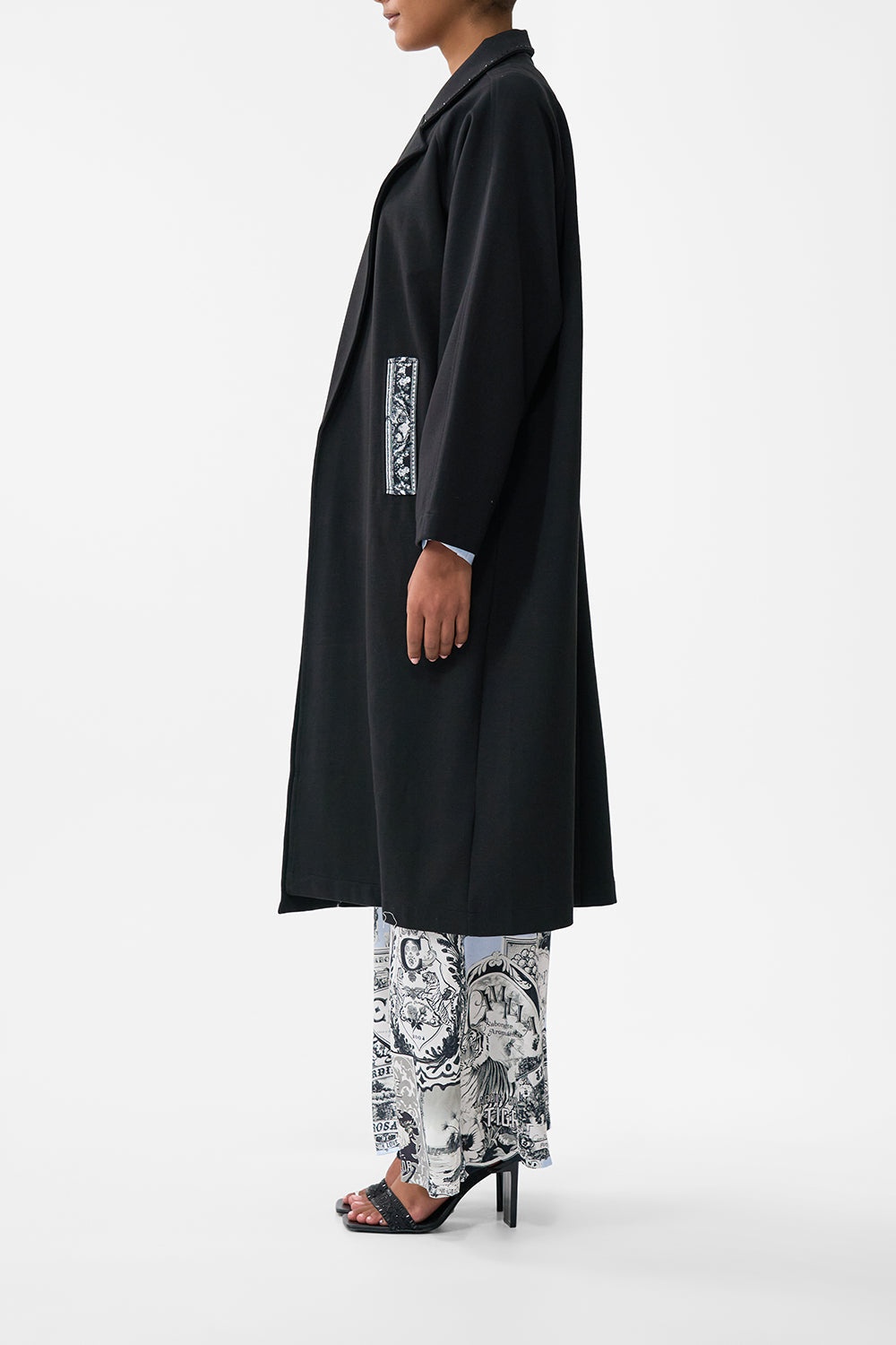 SWEAT-TRENCH COAT - 4