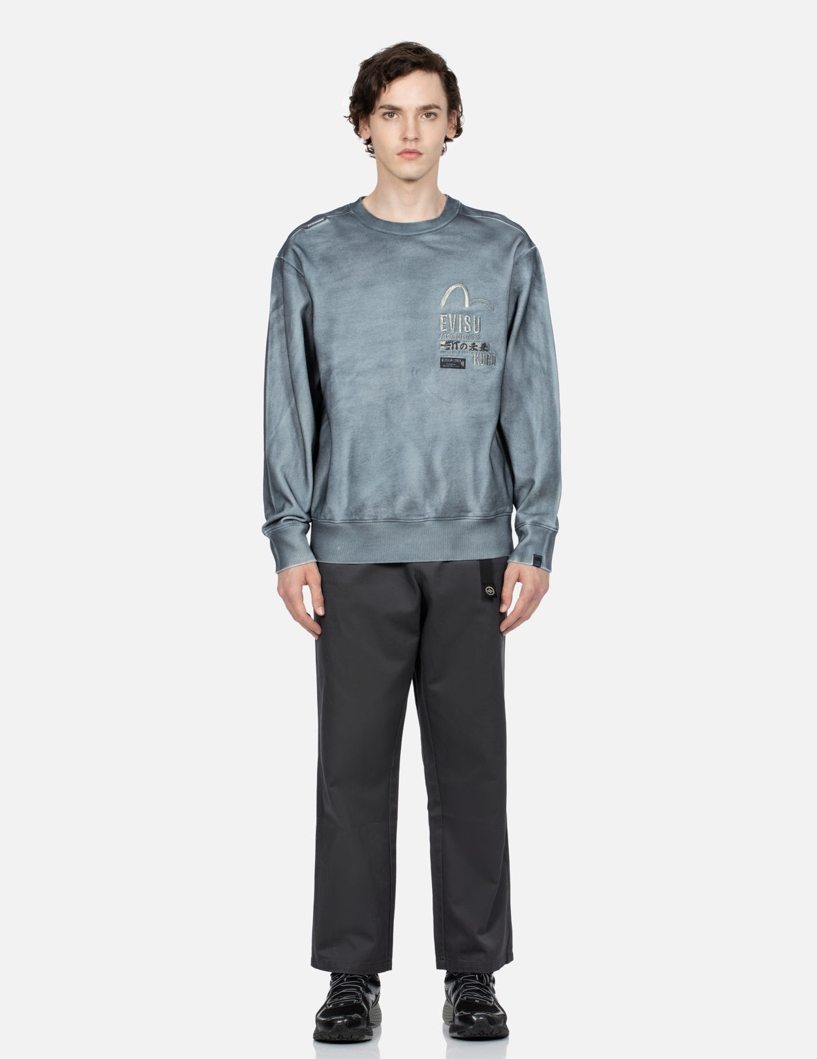 Seagull and Logo Embroidered Pocket Regular fit Pants - 6