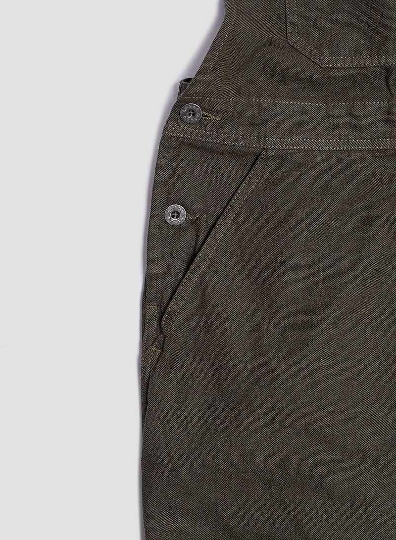 Original Lybro Dungaree Cotton Broken Twill in Army 7