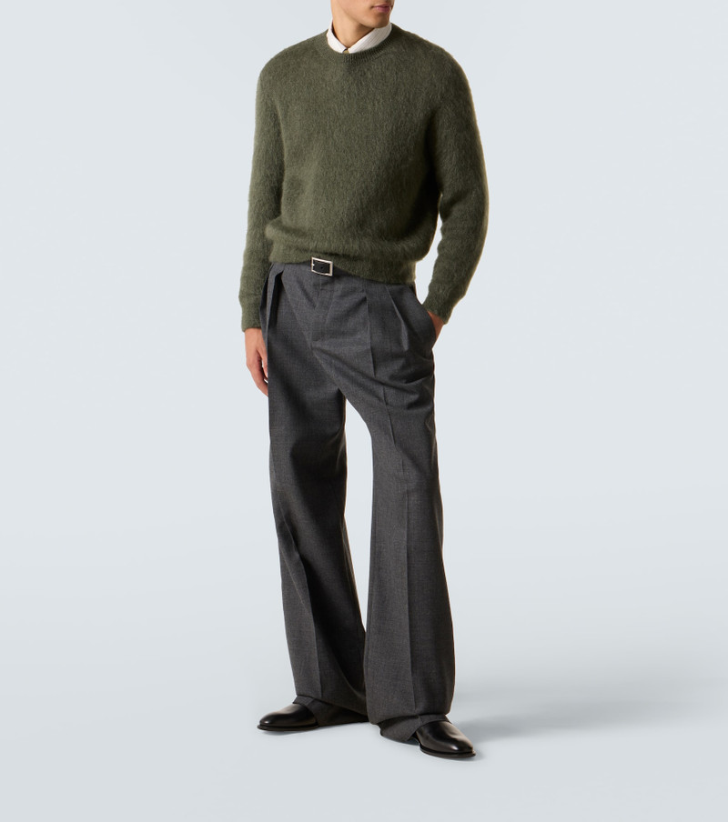 SAINT LAURENT Adrien leather Chelsea boots outlook