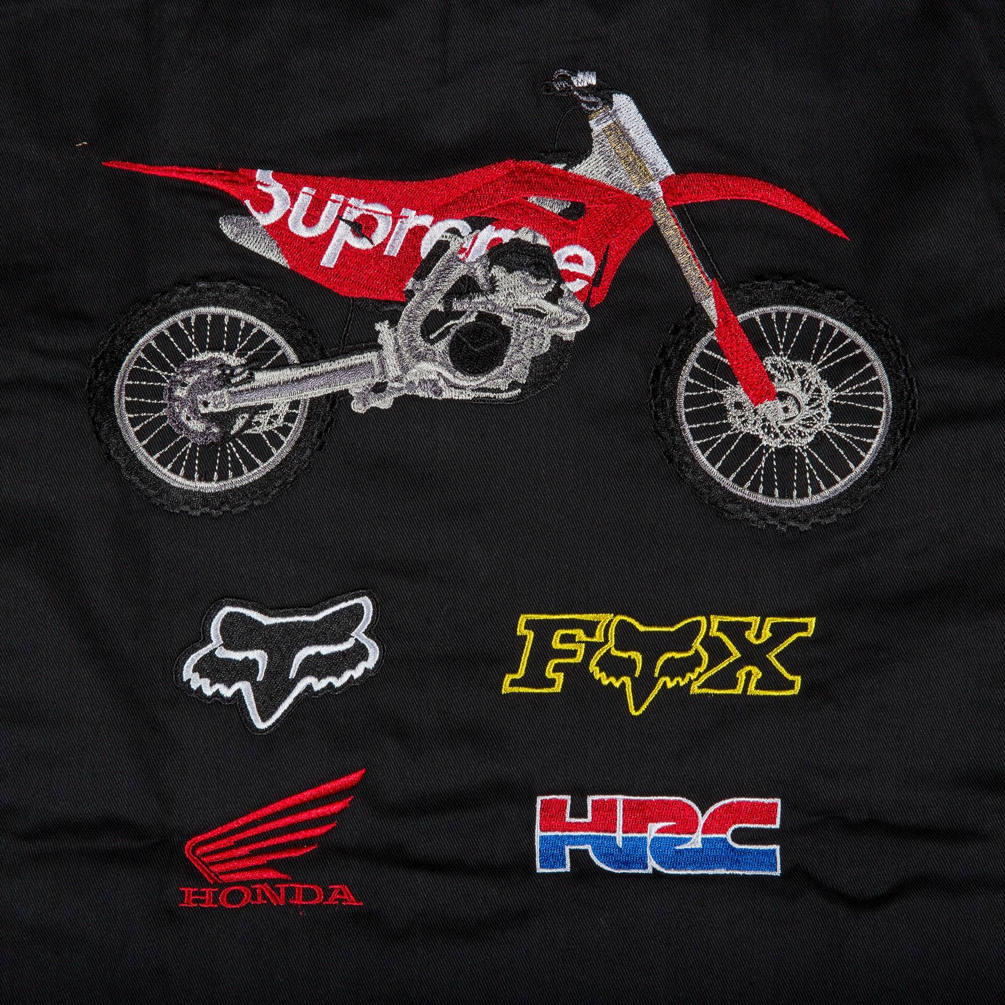 Supreme x Honda Fox Racing Work Shirt 'Black' - 3