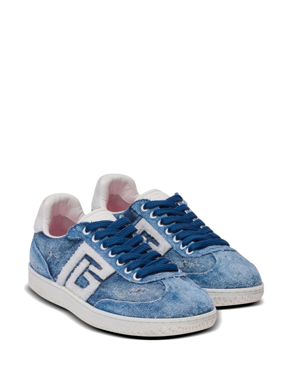 logo-patch sneakers - 2