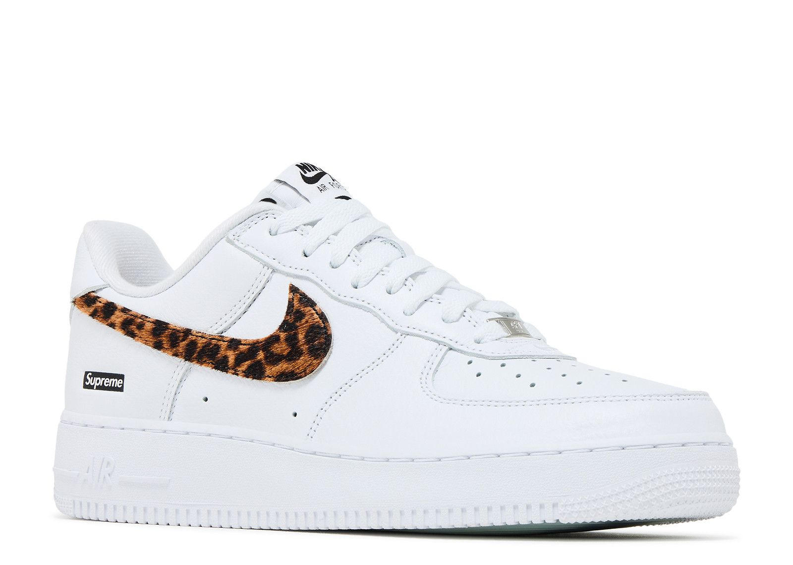 SUPREME X GOODENOUGH X AIR FORCE 1 LOW 'WHITE CHEETAH PRINT' - 2