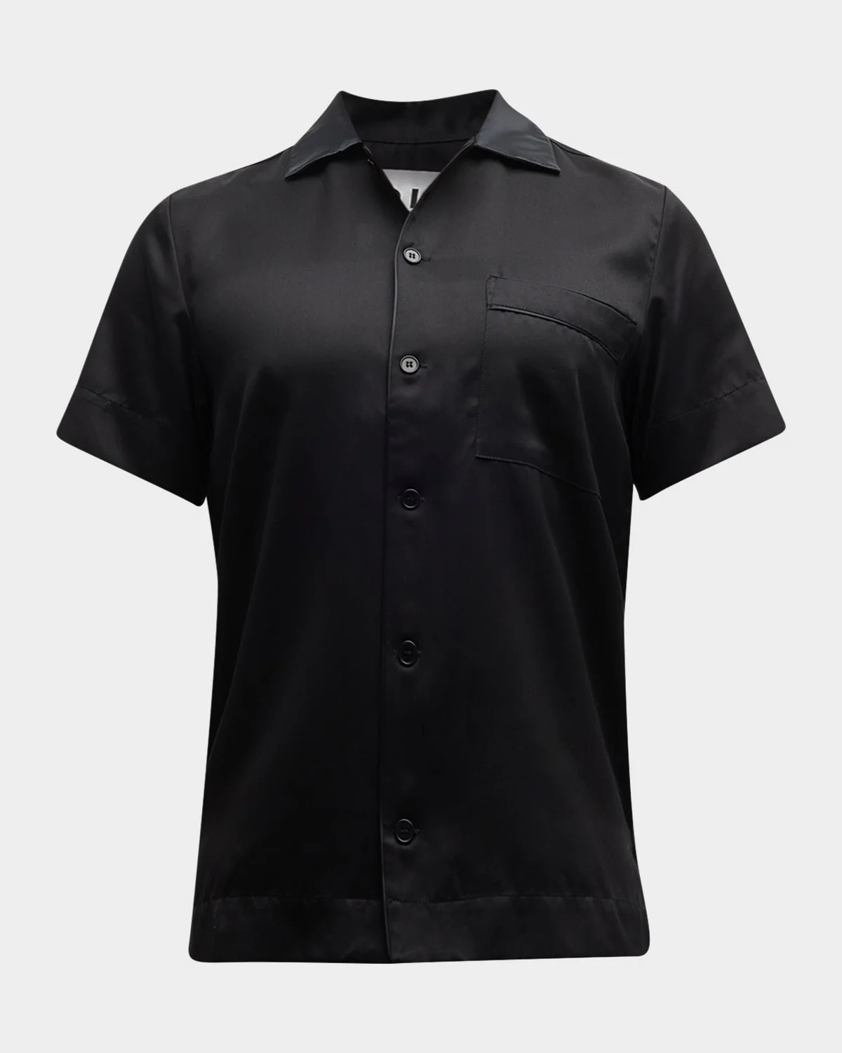 Men's Casual Button-Down Lounge Shirt - 1
