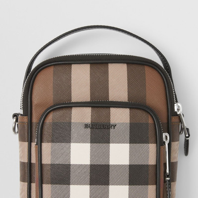 Burberry Check and Leather Crossbody Bag outlook