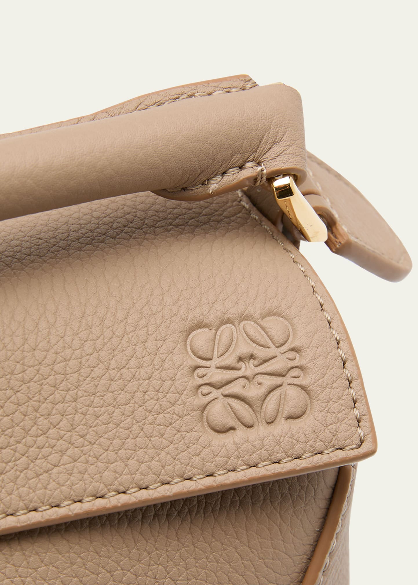 Mini Puzzle Edge Leather Shoulder Bag - 5