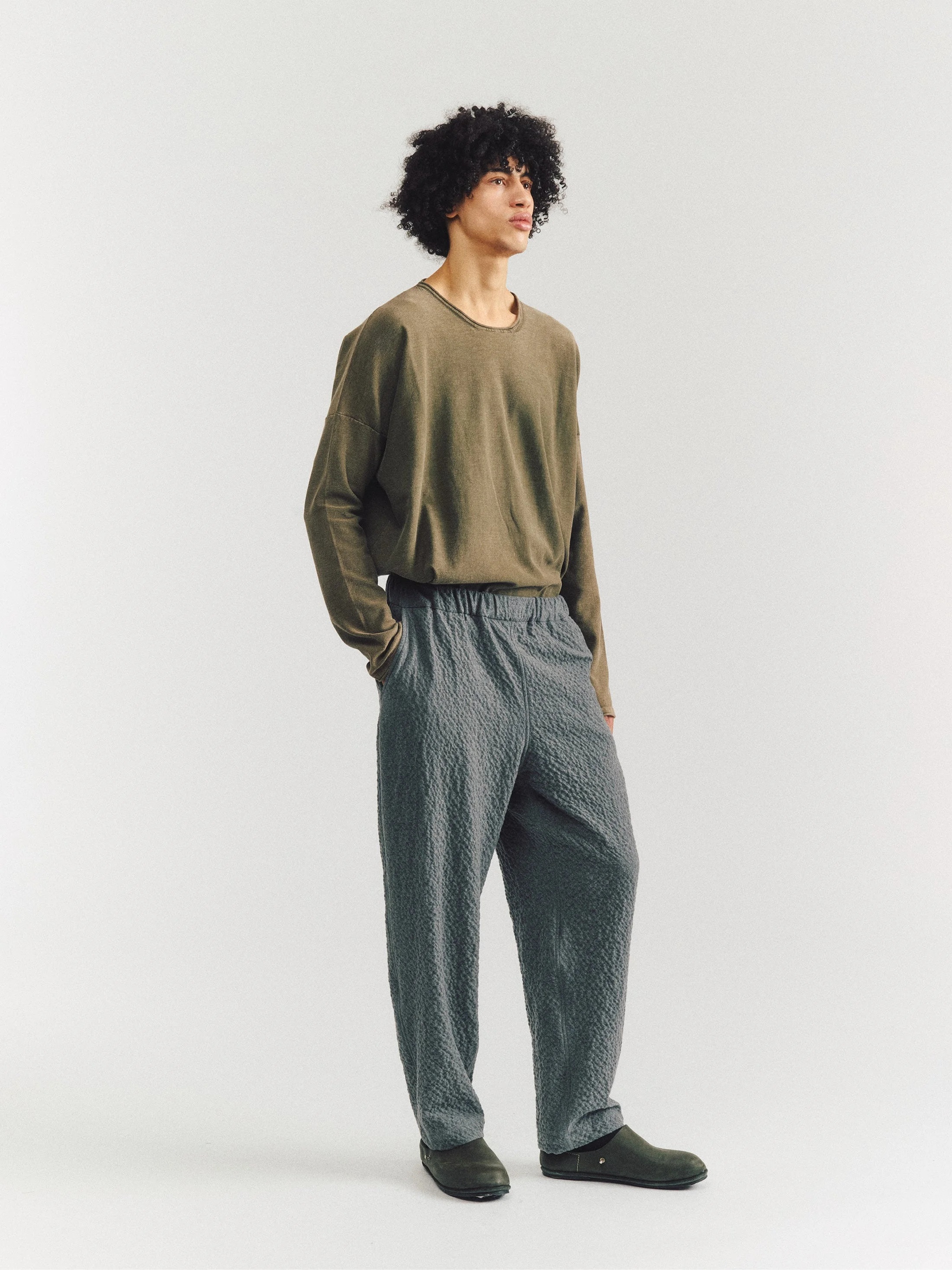 FABI PANT - NOBLE CASH - DARK GREY - 1