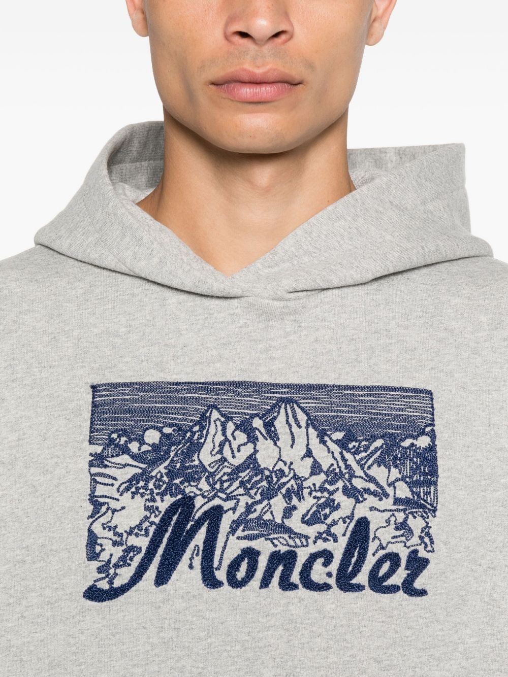 mountain-print hoodie - 5