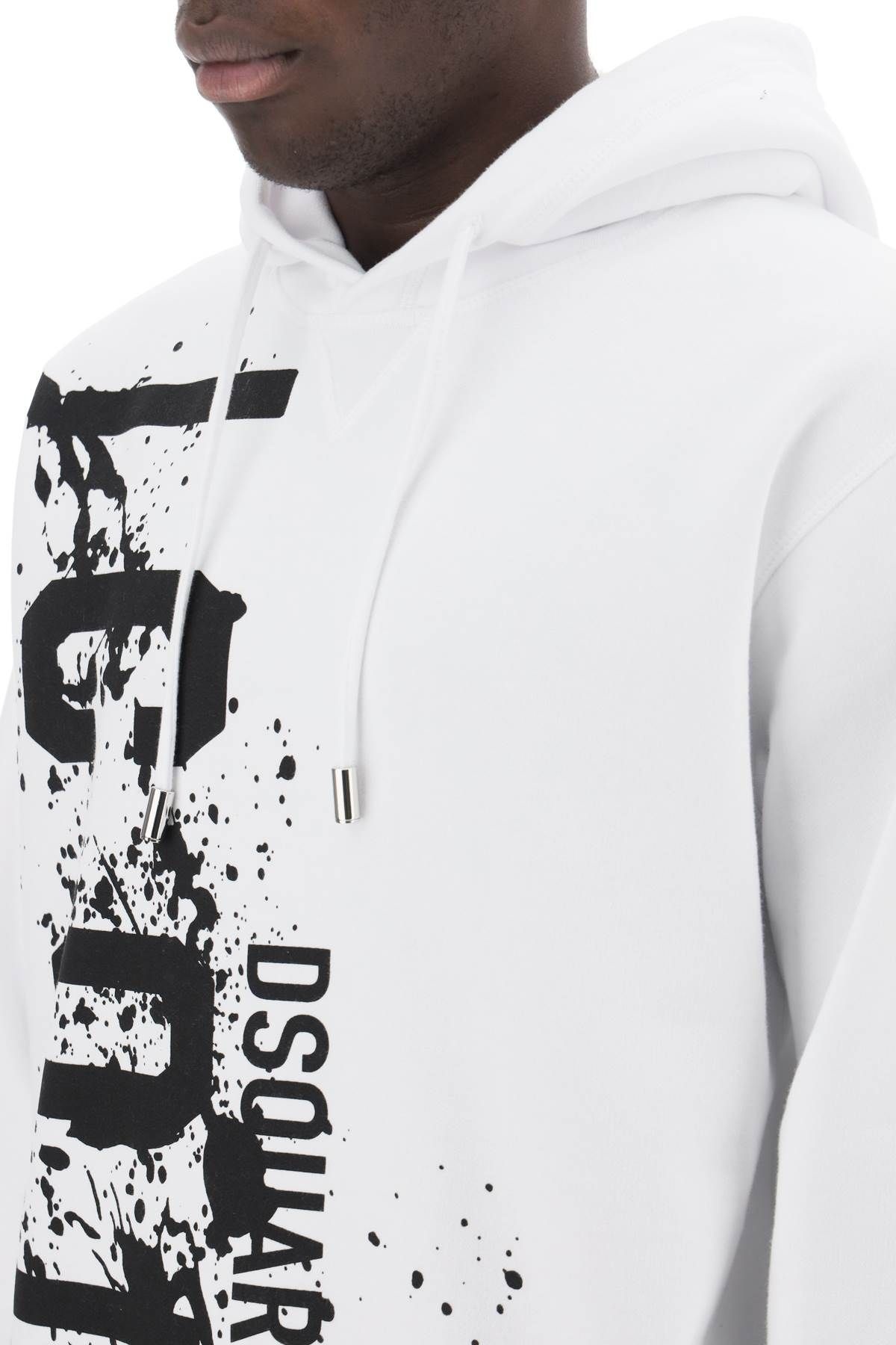 COOL FIT HOODIE WITH ICON SPLASH PRINT - 5